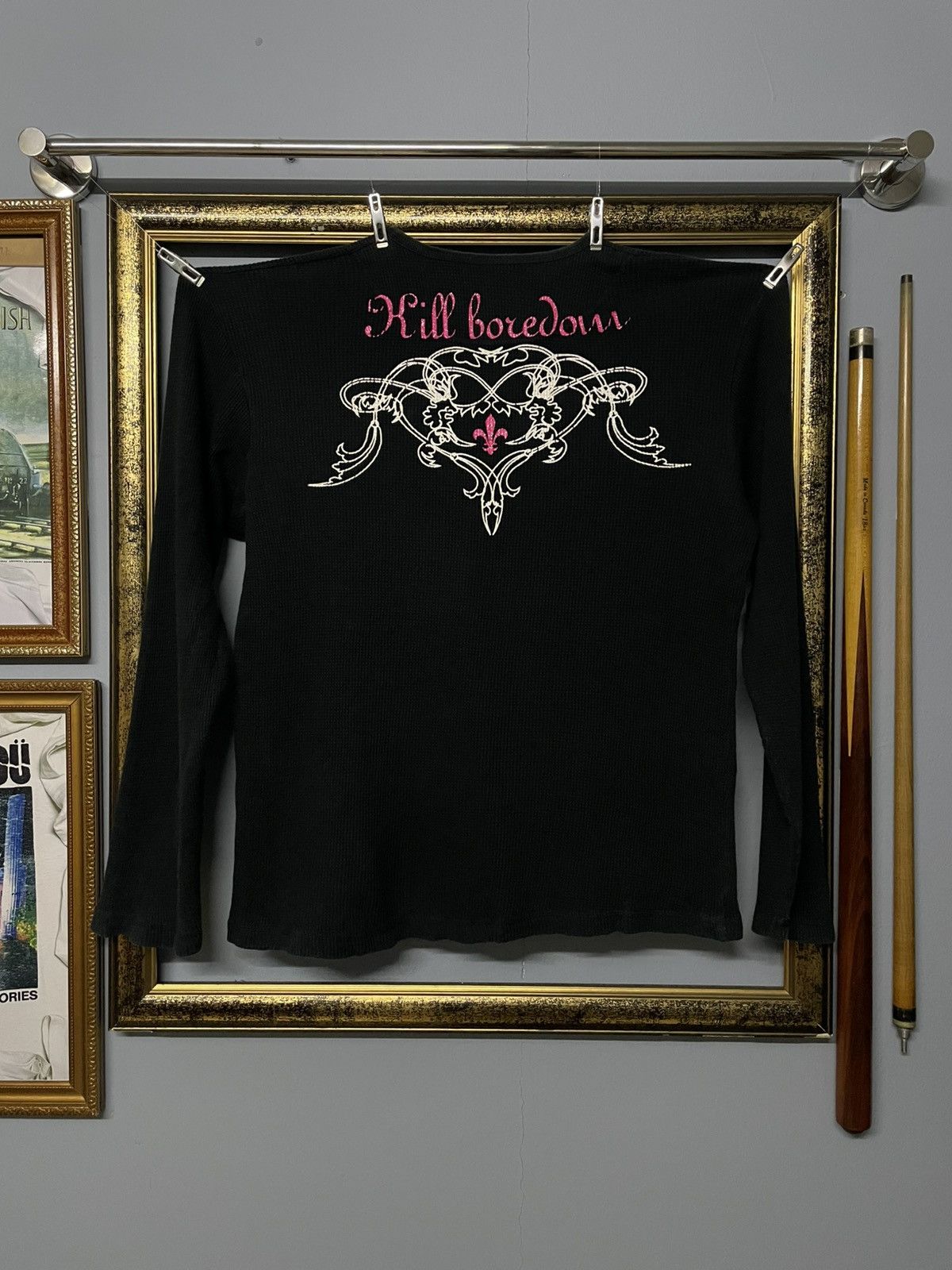 Designer × Japanese Brand × Vintage Vintage 90s Designer Japan Gotcha Kill Boredom Fleur Tshirt Size US S / EU 44-46 / 1 - 6 Thumbnail