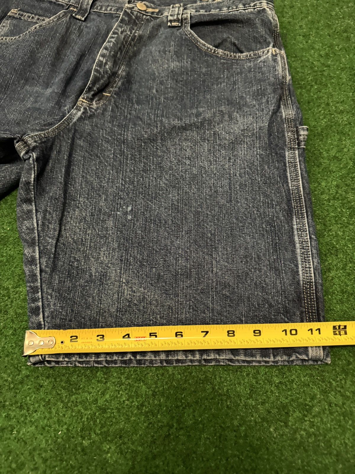 Wrangler Y2K Carpenter Baggy Jorts Hip Hop Grunge Skater Denim Short Size US 34 / EU 50 - 5 Thumbnail