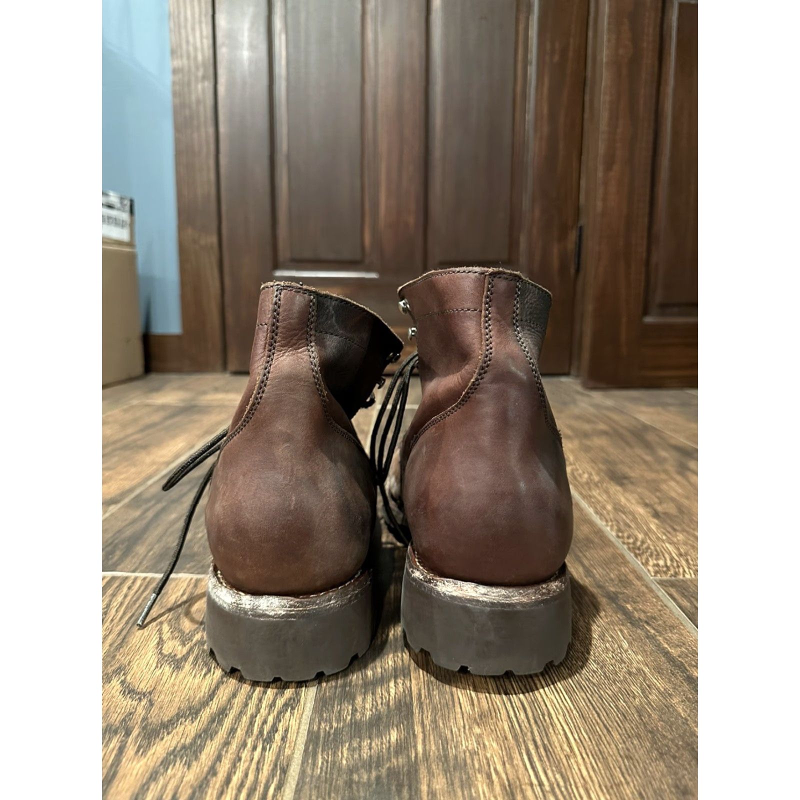 Thursday Boot Company VINTAGE? Thursday Boots Mens Boot 13 Leather Brown Lace Up Leather Upper US 13 Solid Shoes? Size US 13 / EU 46 - 4 Thumbnail
