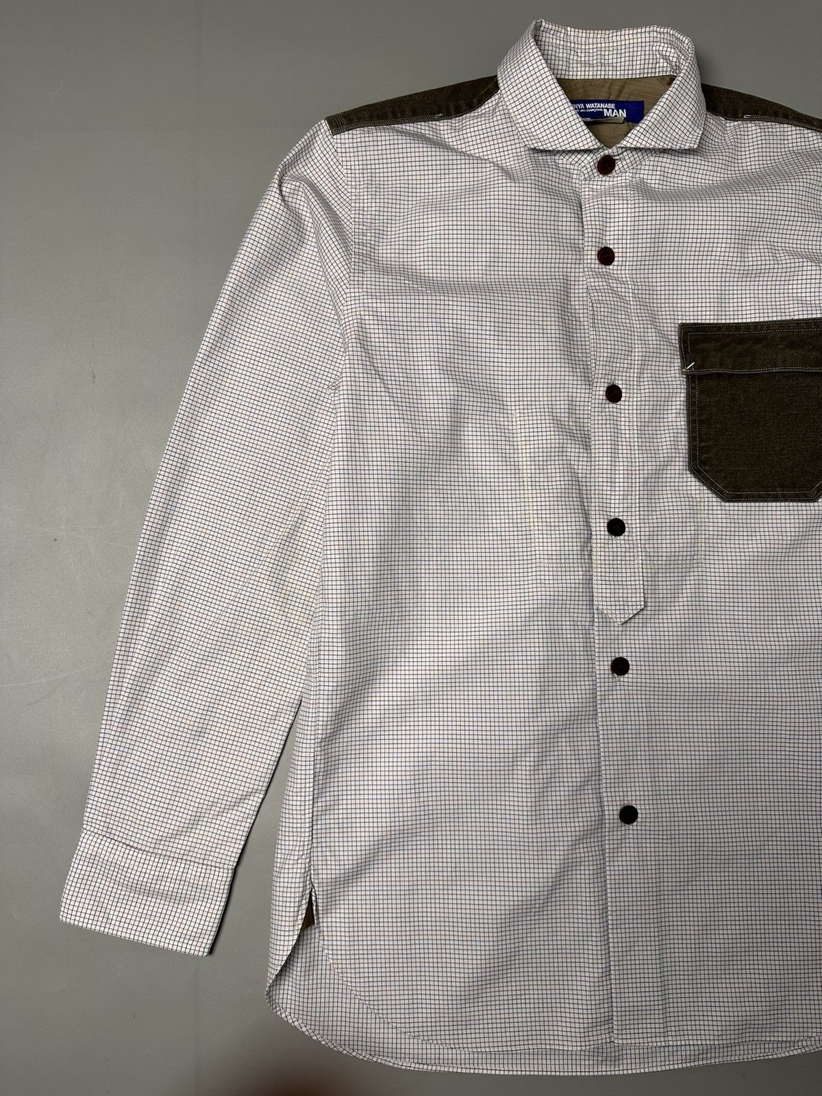 Comme des Garcons × Junya Watanabe Junya Watanabe Checked Shirt in White Cotton Size US XS / EU 42 / 0 - 2 Thumbnail