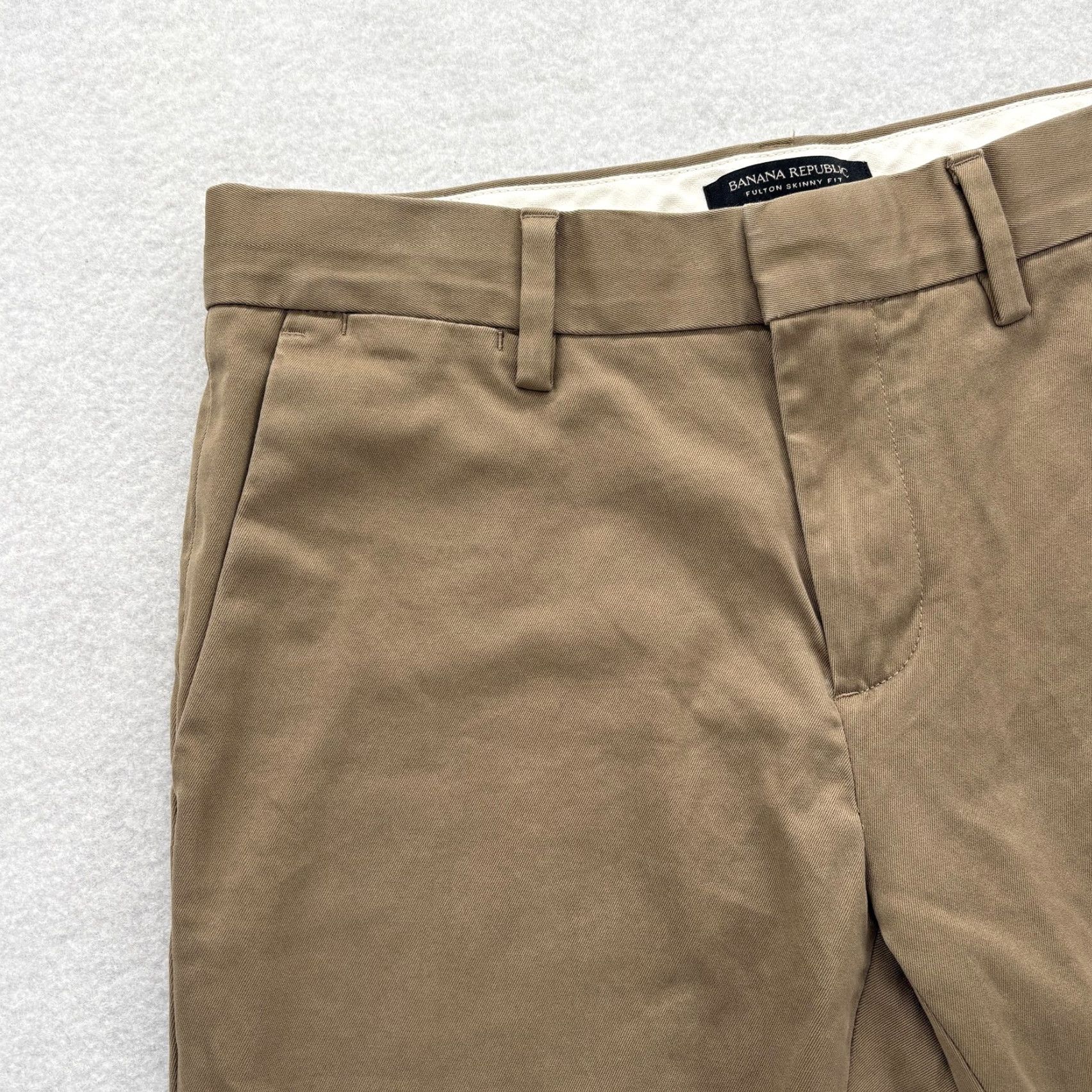 Banana Republic Banana Republic Chino Pants Mens 28x32 Rapid Movement Fulton Skinny Stretch Size US 28 / EU 44 - 3 Thumbnail