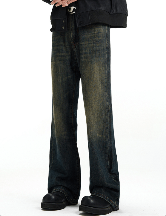 Japanese Brand × Jean Vintage distressed straight Cleanfit loose casual jeans Size US 32 / EU 48 - 5 Thumbnail