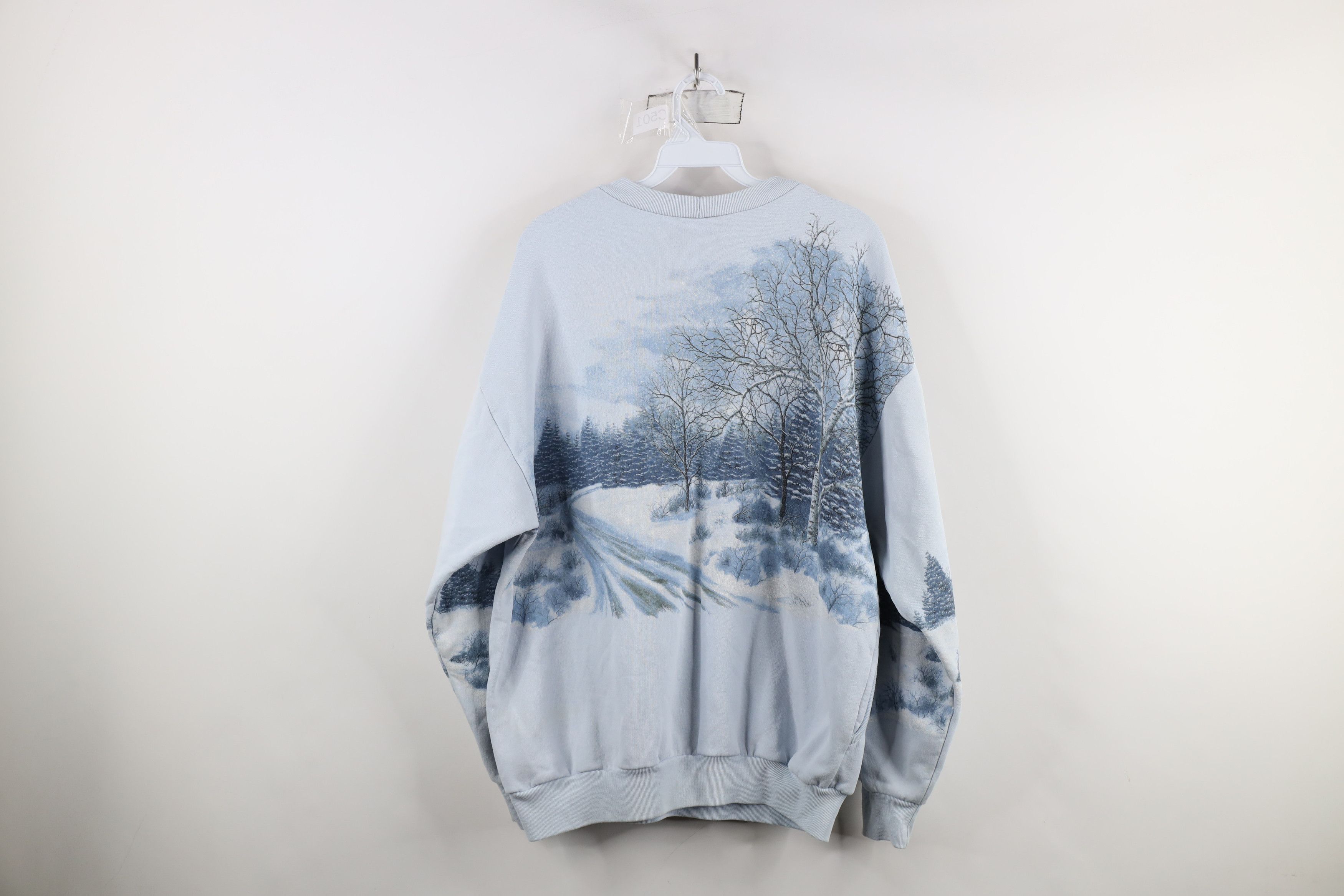 Vintage Vintage 90s Streetwear Christmas Farmhouse All Sweatshirt Size L / US 10 / IT 46 - 12 Thumbnail