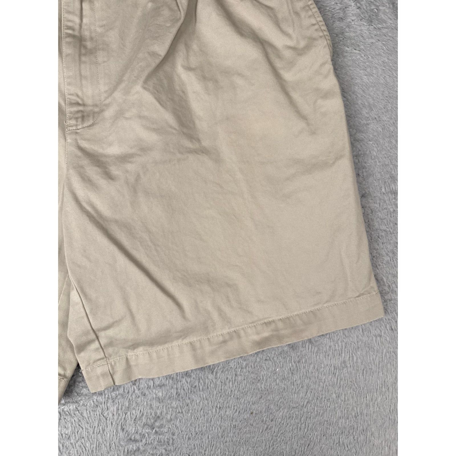 Polo Ralph Lauren VINTAGE Polo Ralph Lauren Shorts Mens 38 Chino Casual Beig e Khaki Tyler Short Classic Fit Pockets 9 Inseam Size US M / EU 48-50 / 2 - 2 Thumbnail