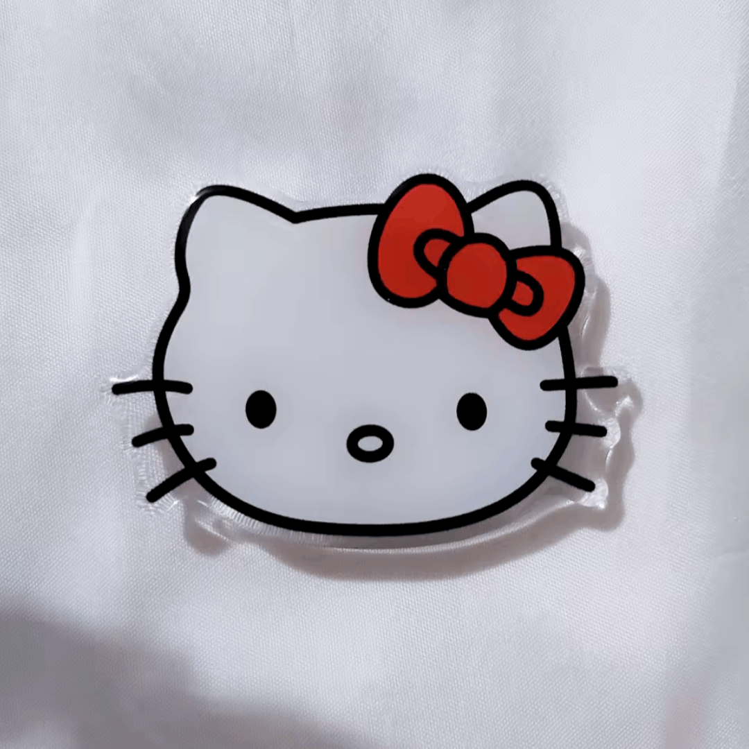 Japanese Brand HELLO KITTY Phone Socket Holder, White, NEW Size ONE SIZE - 3 Thumbnail