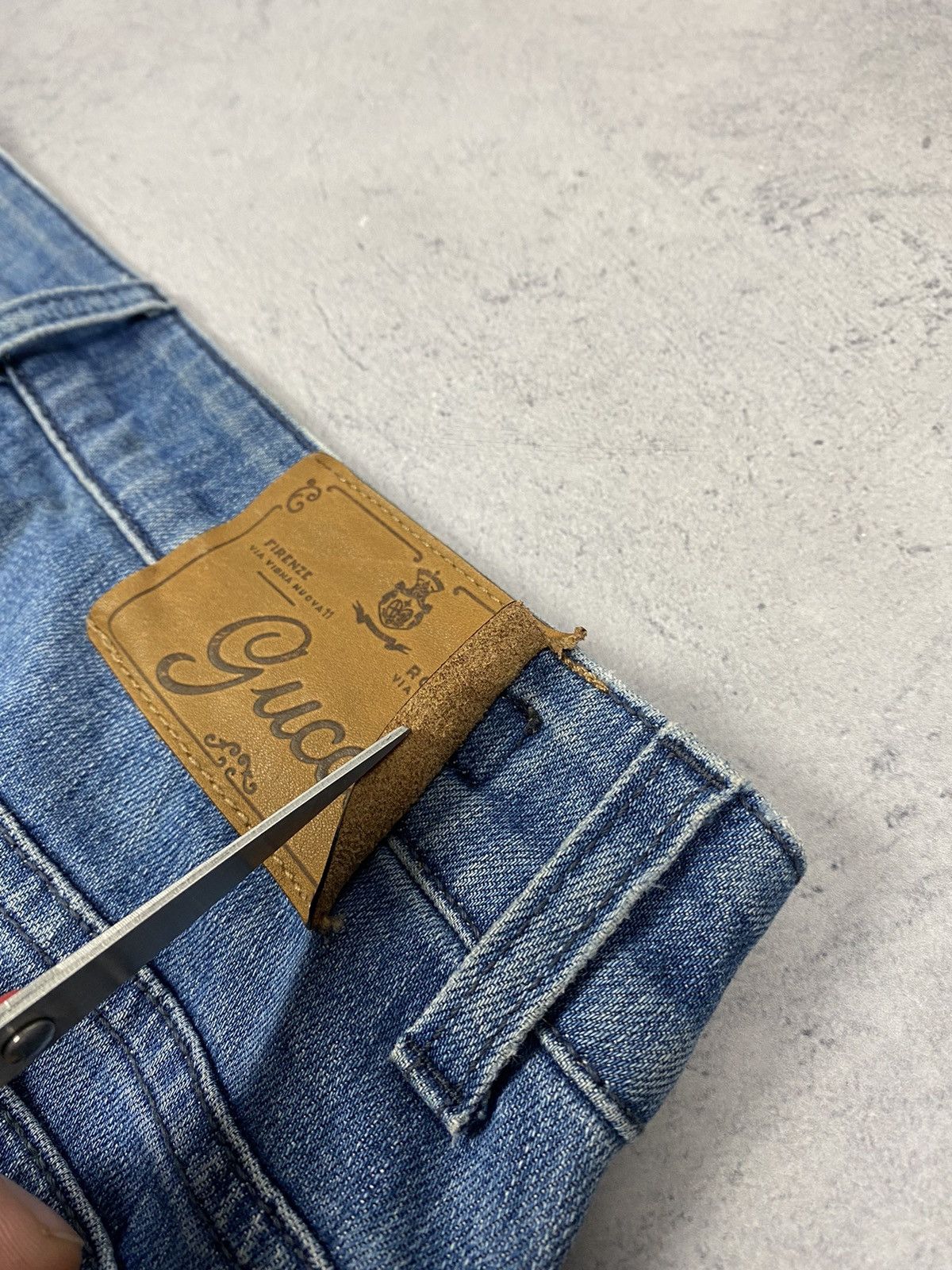 Gucci Gucci Boot Cut Blue Jeans Luxury Italy Designer Women Size 26" / US 2 / IT 38 - 6 Thumbnail