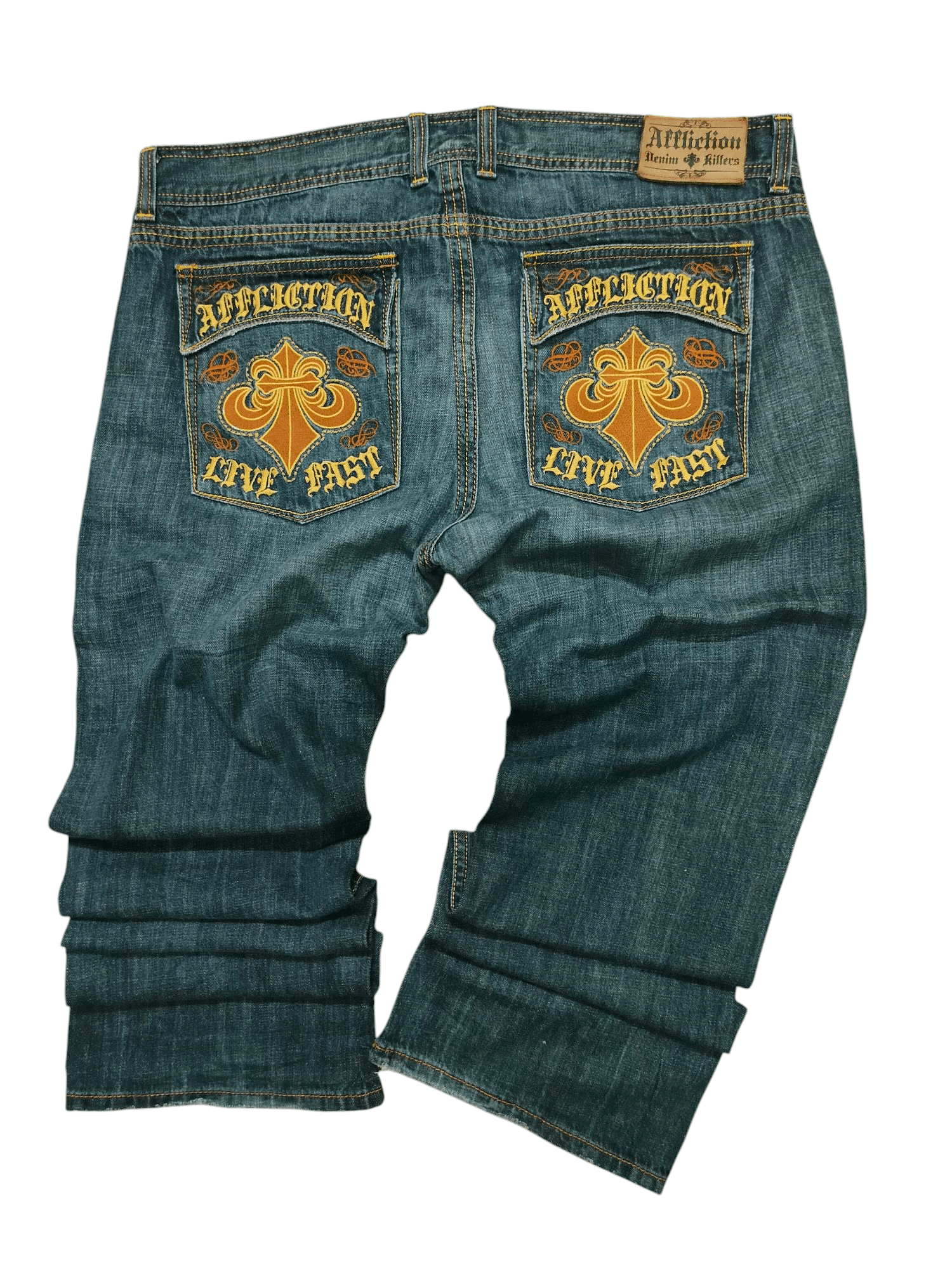 Affliction Y2K Affliction Embroidery Jeans Size US 41 - 2 Thumbnail