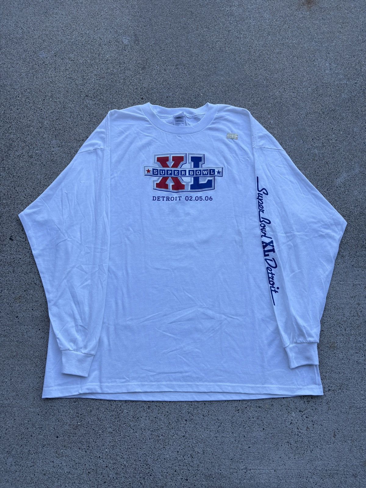NFL Vintage 2006 Delta NFL “Super Bowl XL” L/S T-Shirt Sz 2XL Size US XXL / EU 58 / 5 - 1 Thumbnail