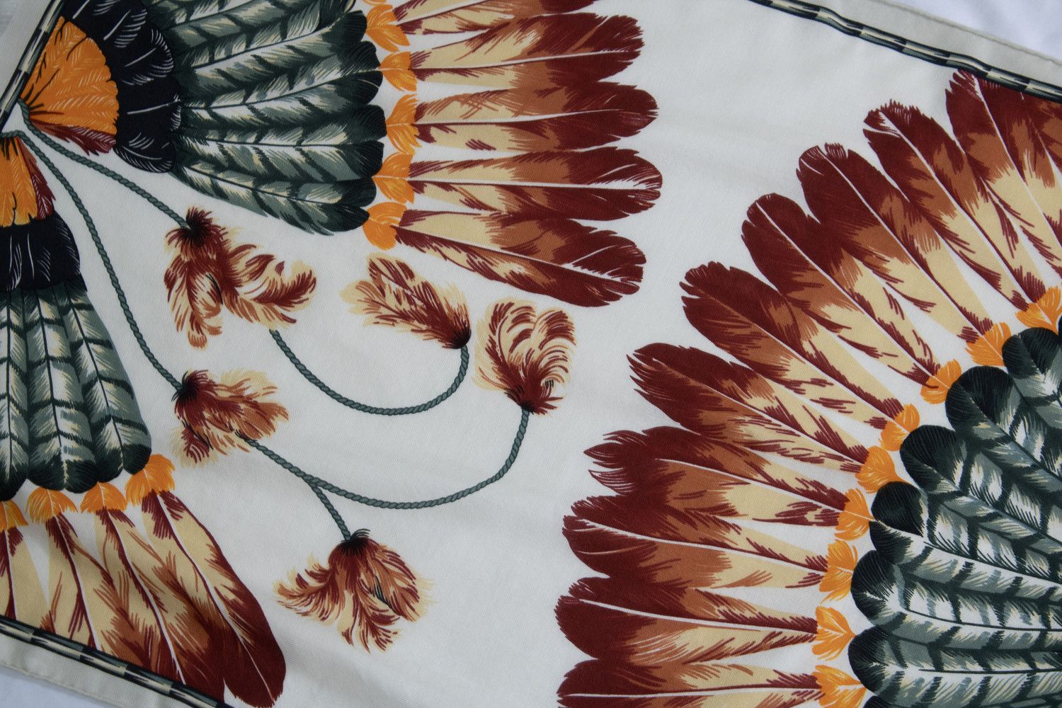 Hermes Hermes, BRAZIL cashmere and silk scarf Size ONE SIZE - 4 Thumbnail