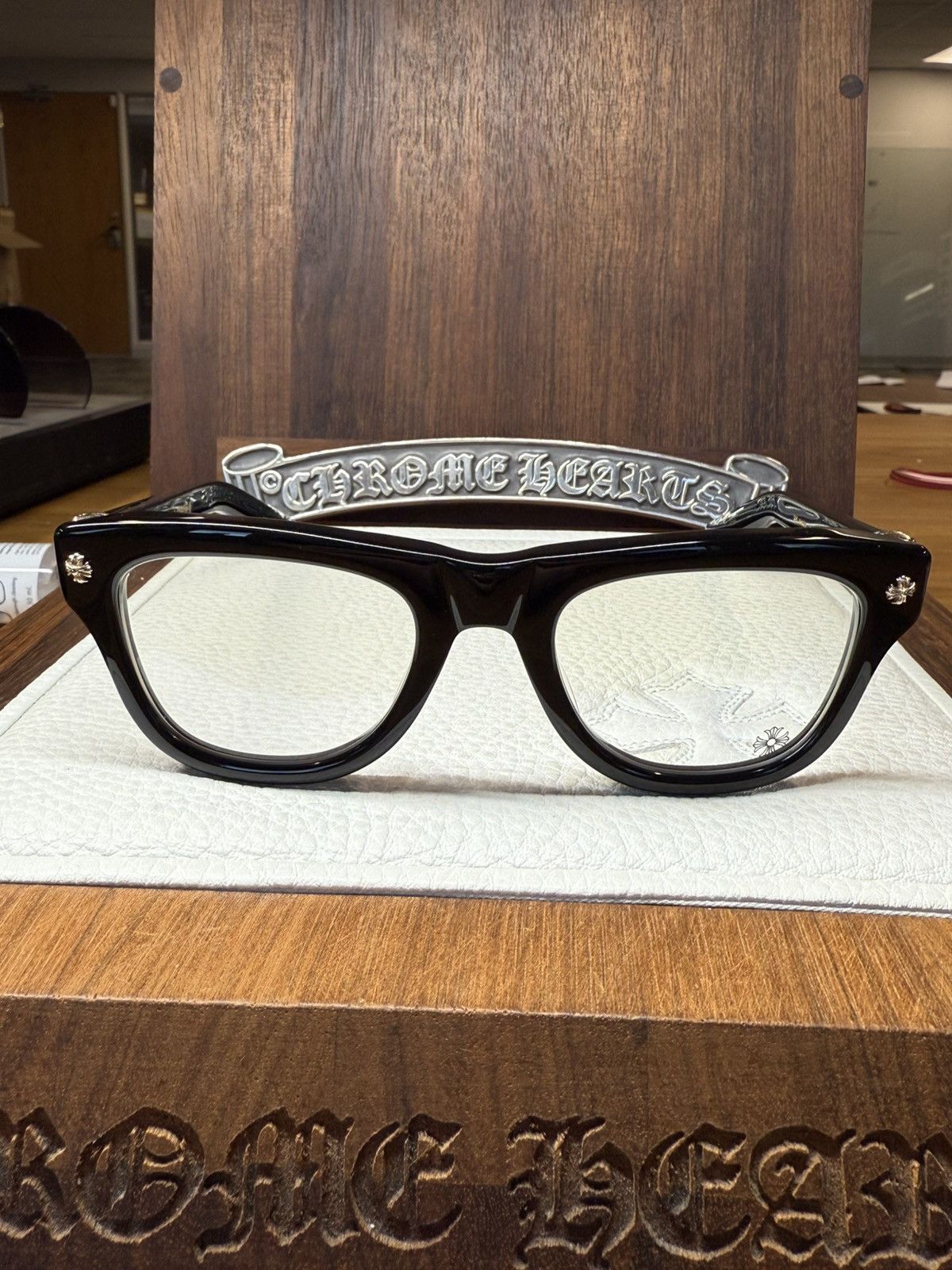 Chrome Hearts Chrome Hearts Tritisagain Glasses Size ONE SIZE - 5 Thumbnail
