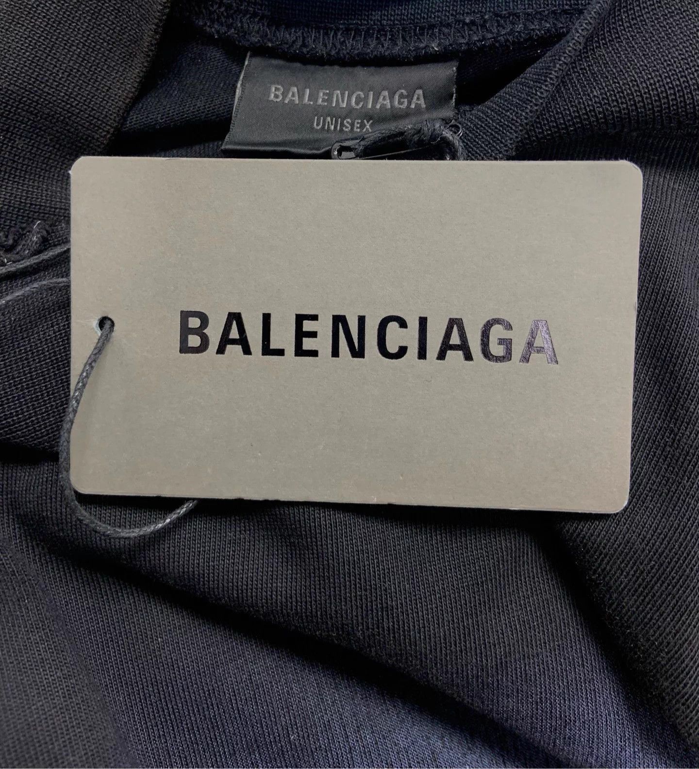 Balenciaga Balenciaga Logo Crew Short Sleeve T Oversized Unisex Black 1 Size S / US 4 / IT 40 - 4 Thumbnail