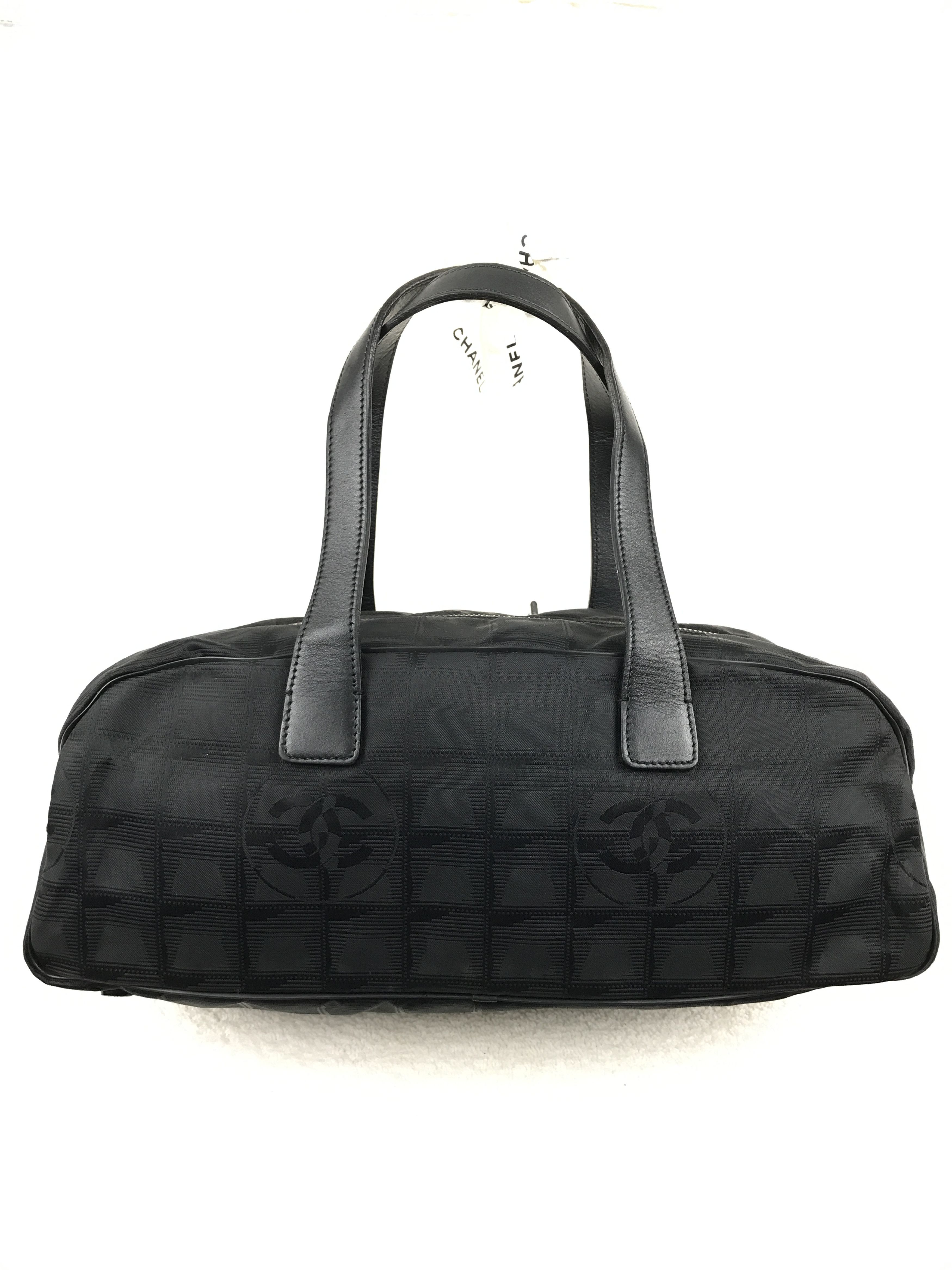Chanel Vintage Chanel Travel Line Bowler Handbag With Cotton Bag Size ONE SIZE - 1 Thumbnail