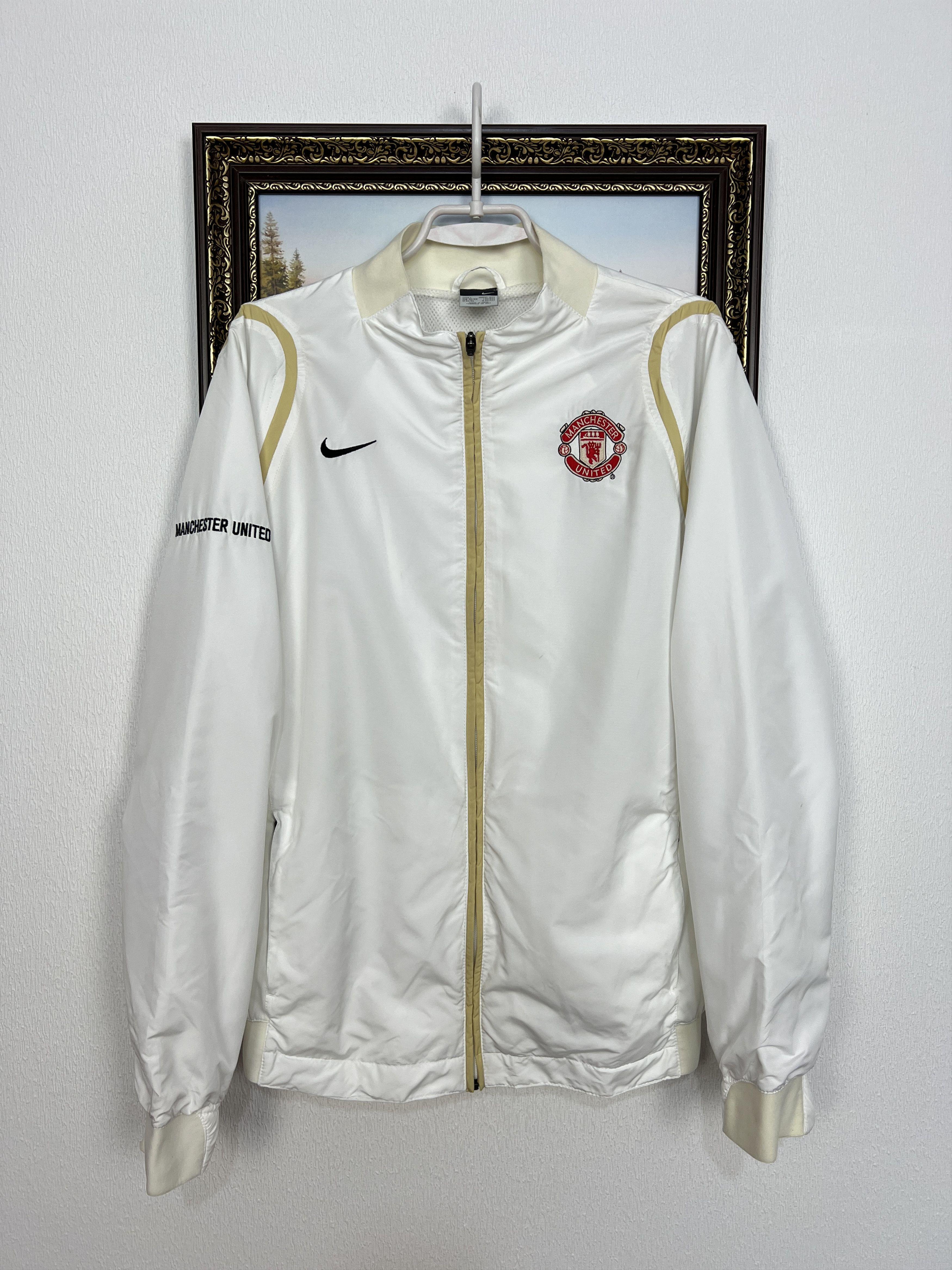 Nike Vintage Manchester United Football Jacket Soccer Track Top Size US L / EU 52-54 / 3 - 1 Thumbnail