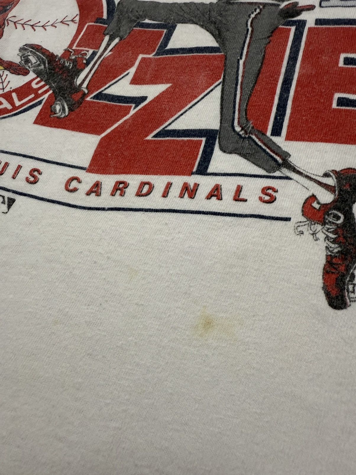 Salem Sportswear Vintage 1988 0zzie The Wizard Smith st.Louis Cardinal Tshirt Size US L / EU 52-54 / 3 - 8 Thumbnail