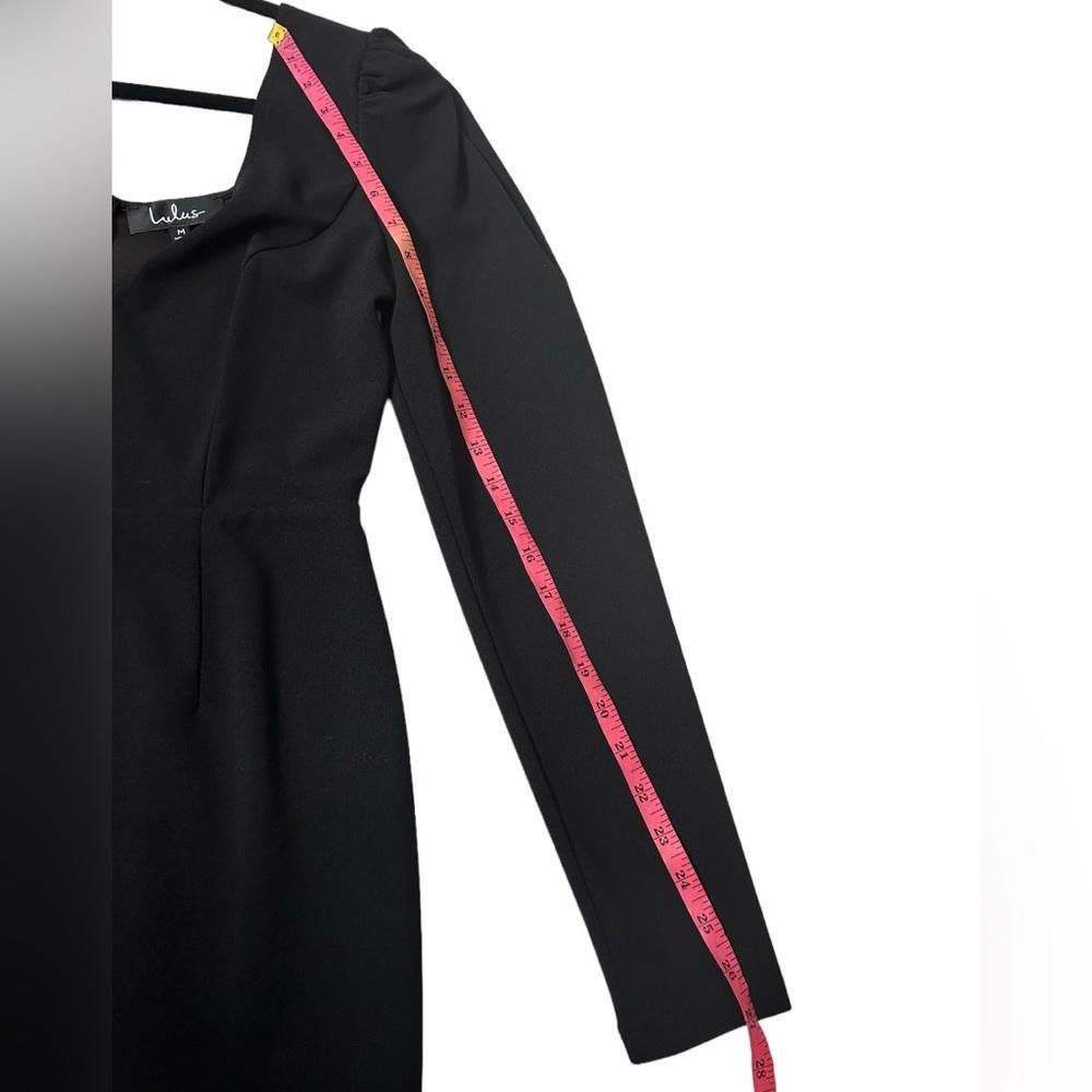Lulus Lulus l Treasure Forever Black Long Sleeve Dress Medium Size M / US 6-8 / IT 42-44 - 7 Thumbnail