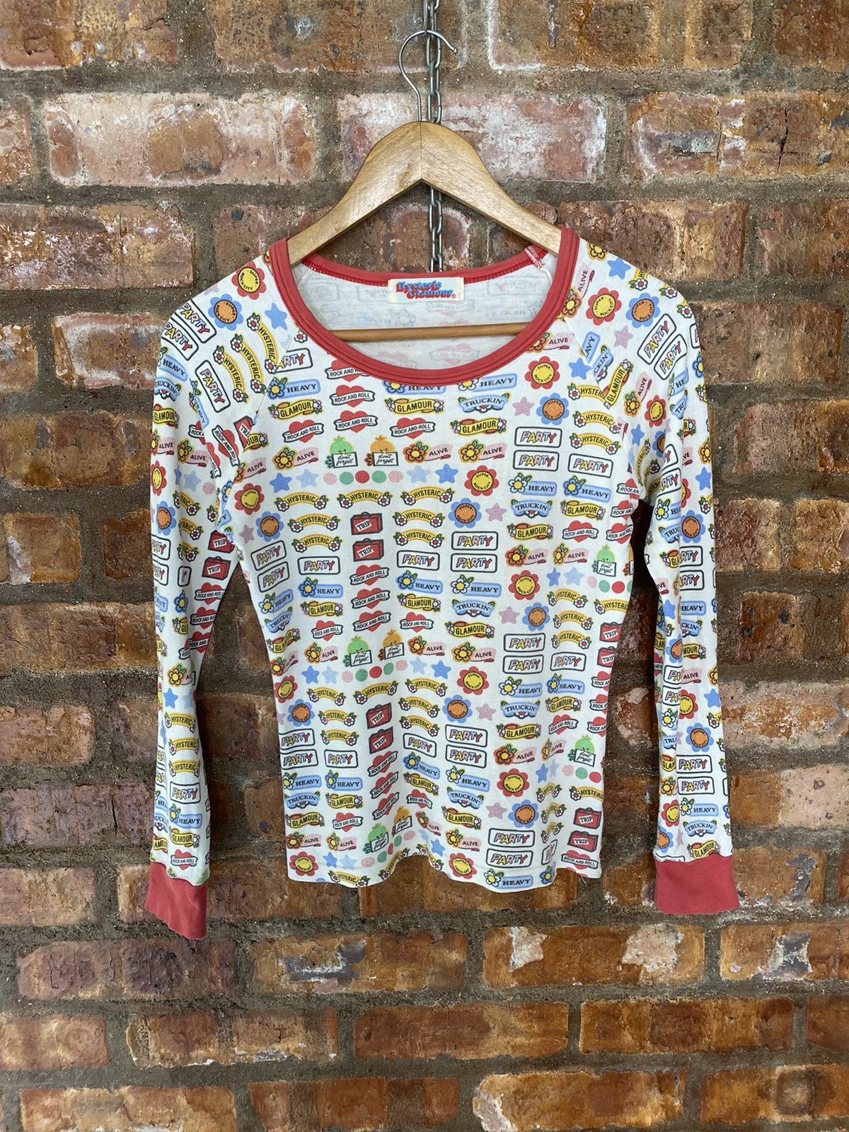 Hysteric Glamour 1990s All pop logo LS Size S / US 4 / IT 40 - 2 Thumbnail