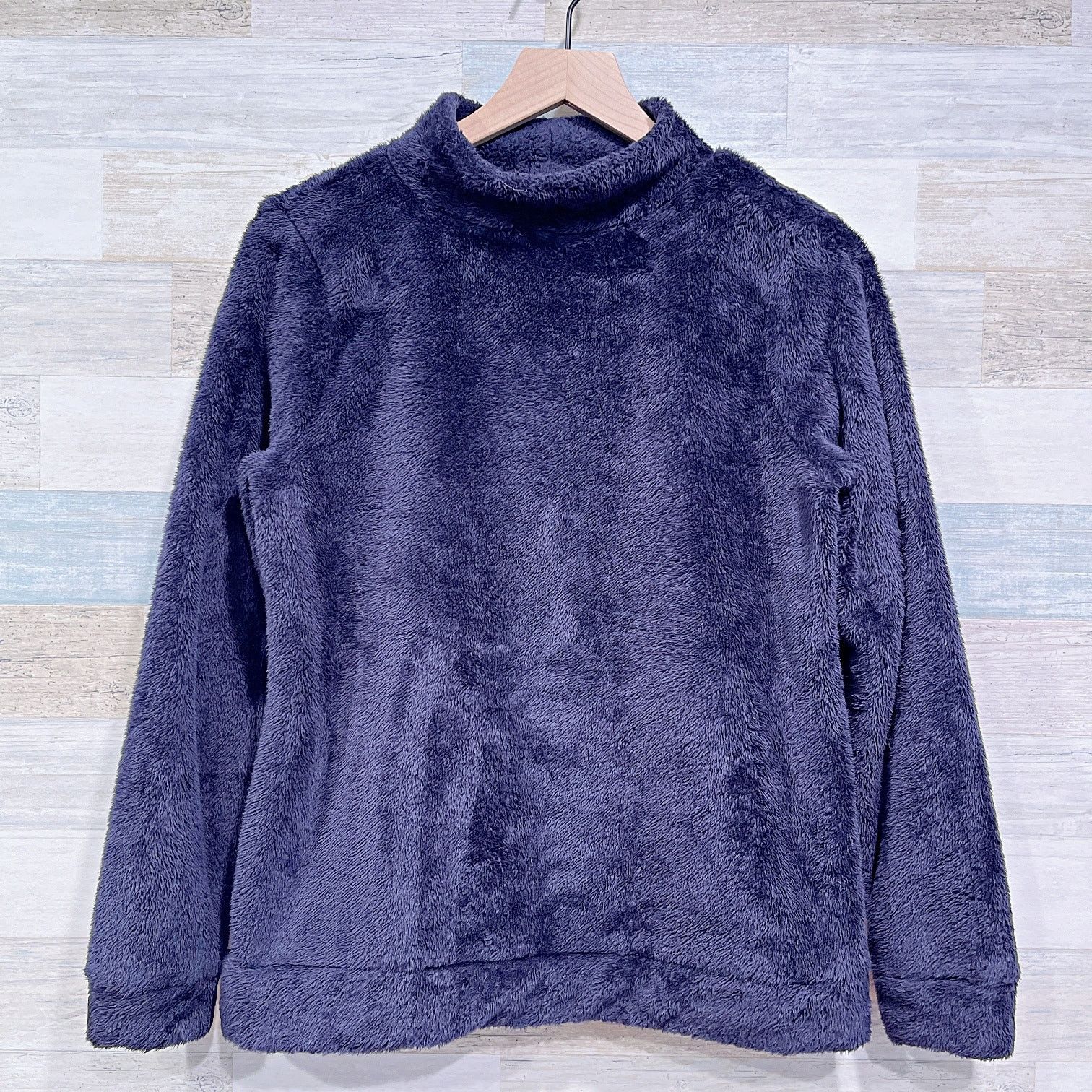 Other Talbots Plush Fleece Mock Neck Sweater Black Womens Small Size S / US 4 / IT 40 - 1 Thumbnail