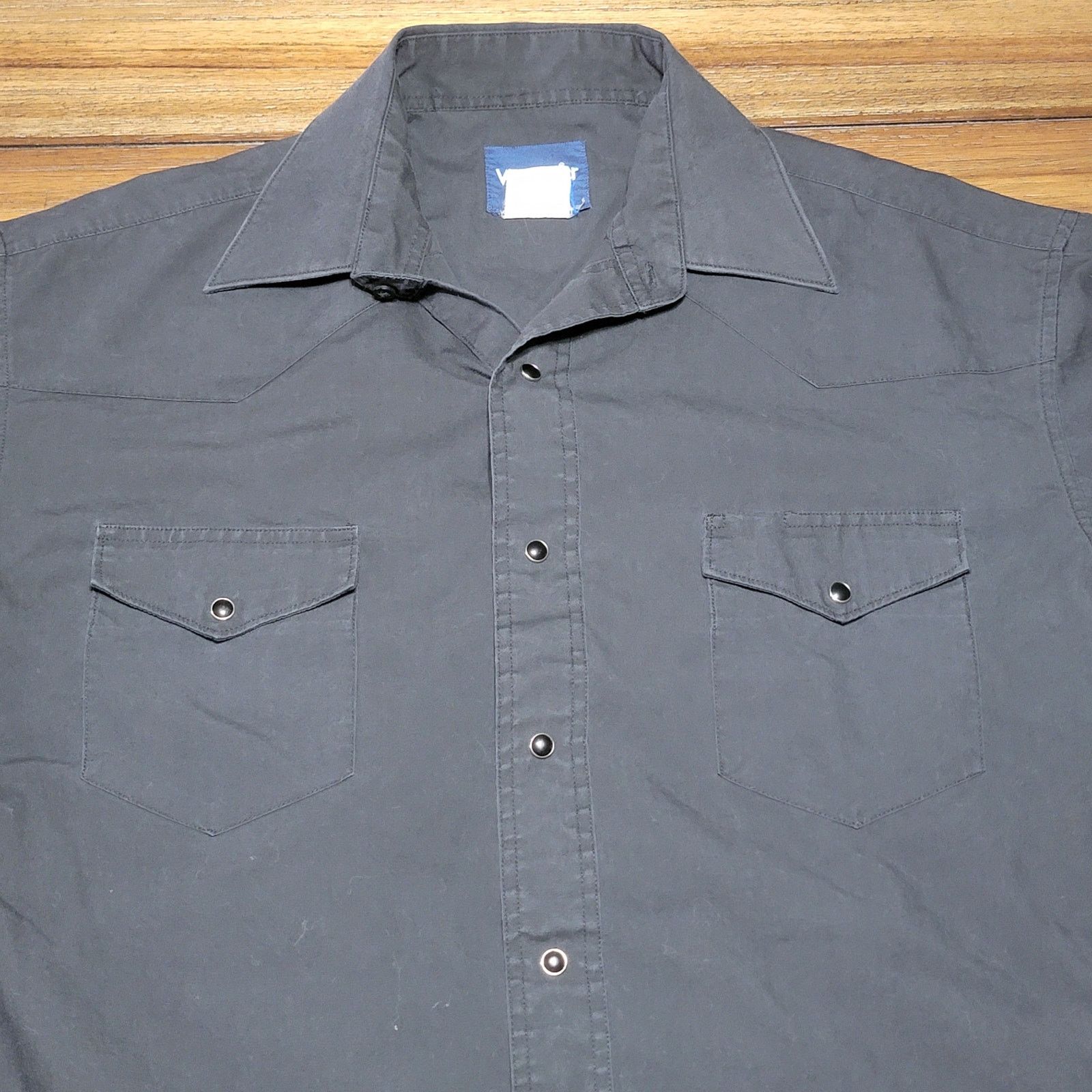 Wrangler Wrangler LS Black Pearl Snap Western Shirt - Size 16 - 34 Size US XL / EU 56 / 4 - 2 Thumbnail