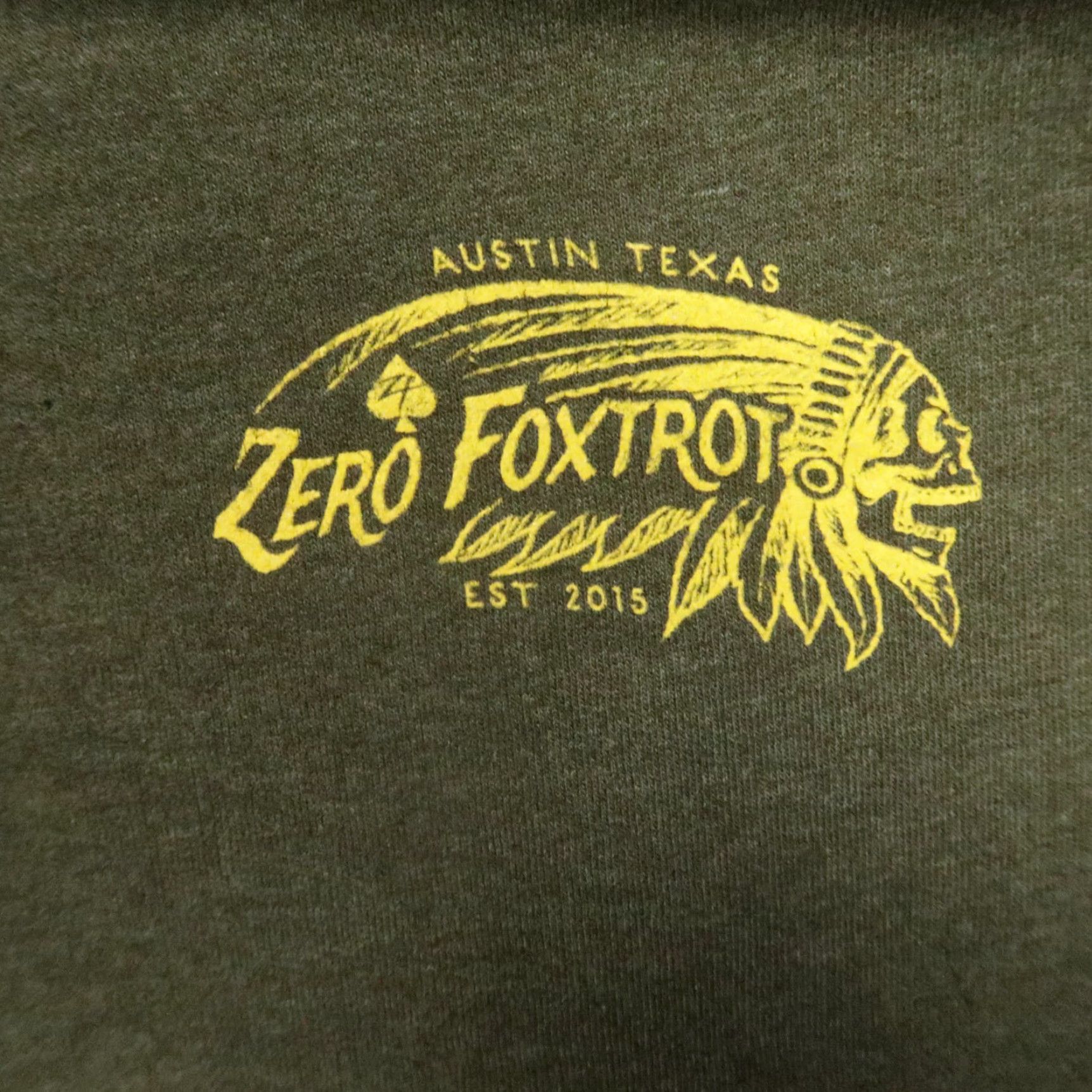 Vintage Zero Foxtrot Hoodie Men Medium Green Performance Pullover All Seasons Hooded Pockets Size US M / EU 48-50 / 2 - 4 Thumbnail