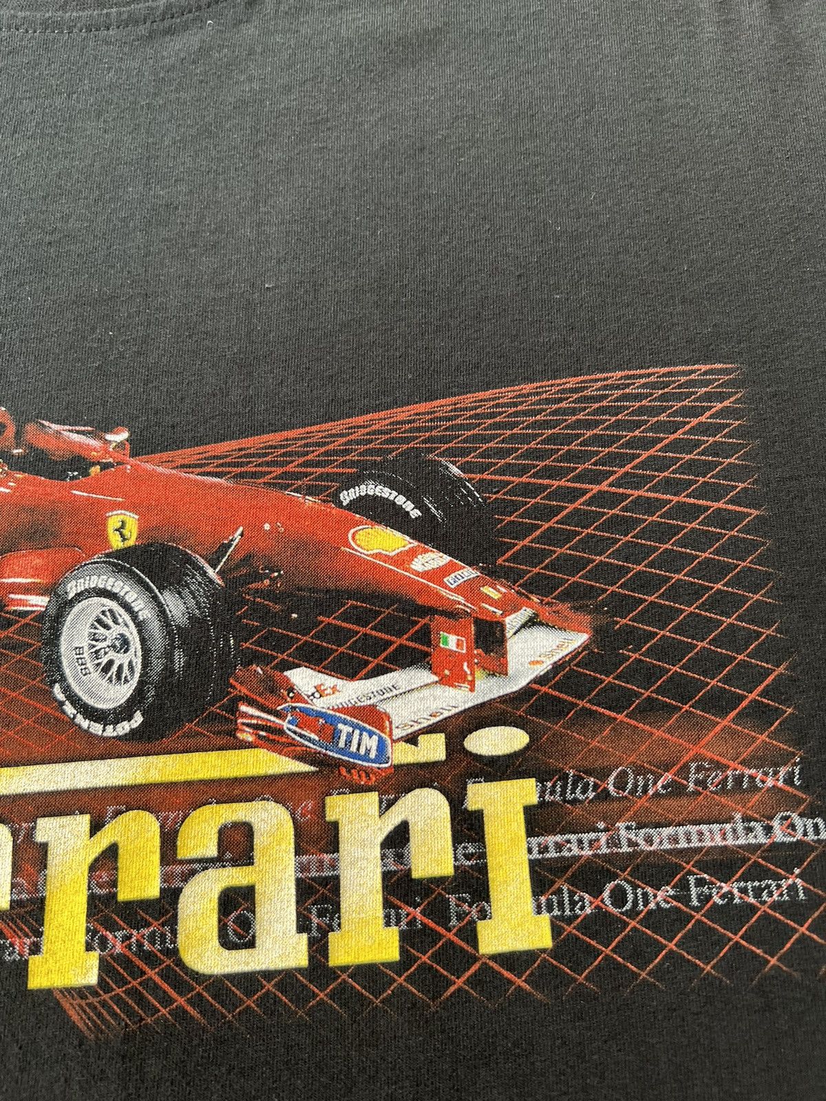 Ferrari Vintage 1999 Ferrari Formula 1 F1 Racing Team Black T-shirt Size US XL / EU 56 / 4 - 5 Thumbnail