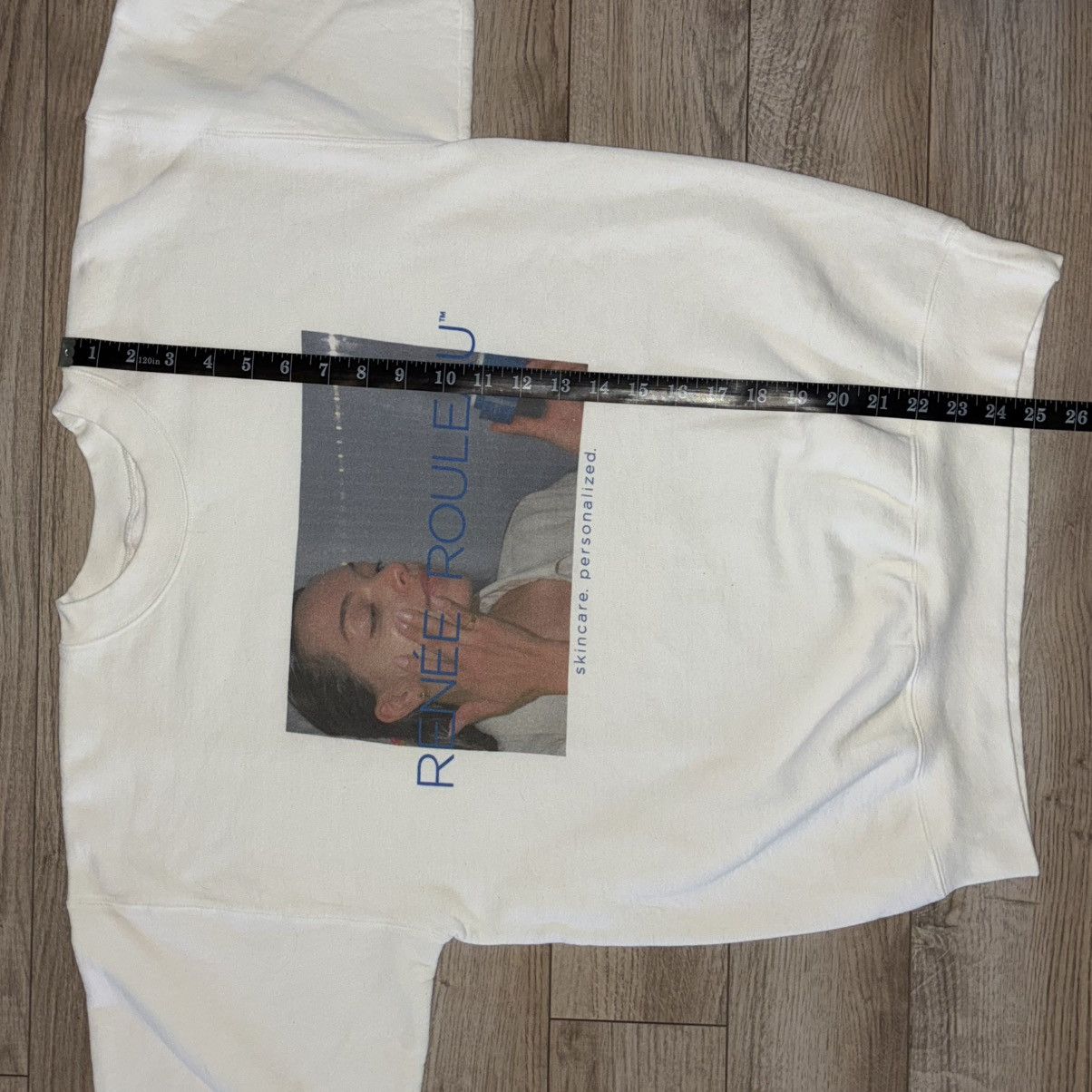 Other Renee Rouleau skincare white crewneck sweatshirt Size US M / EU 48-50 / 2 - 5 Thumbnail