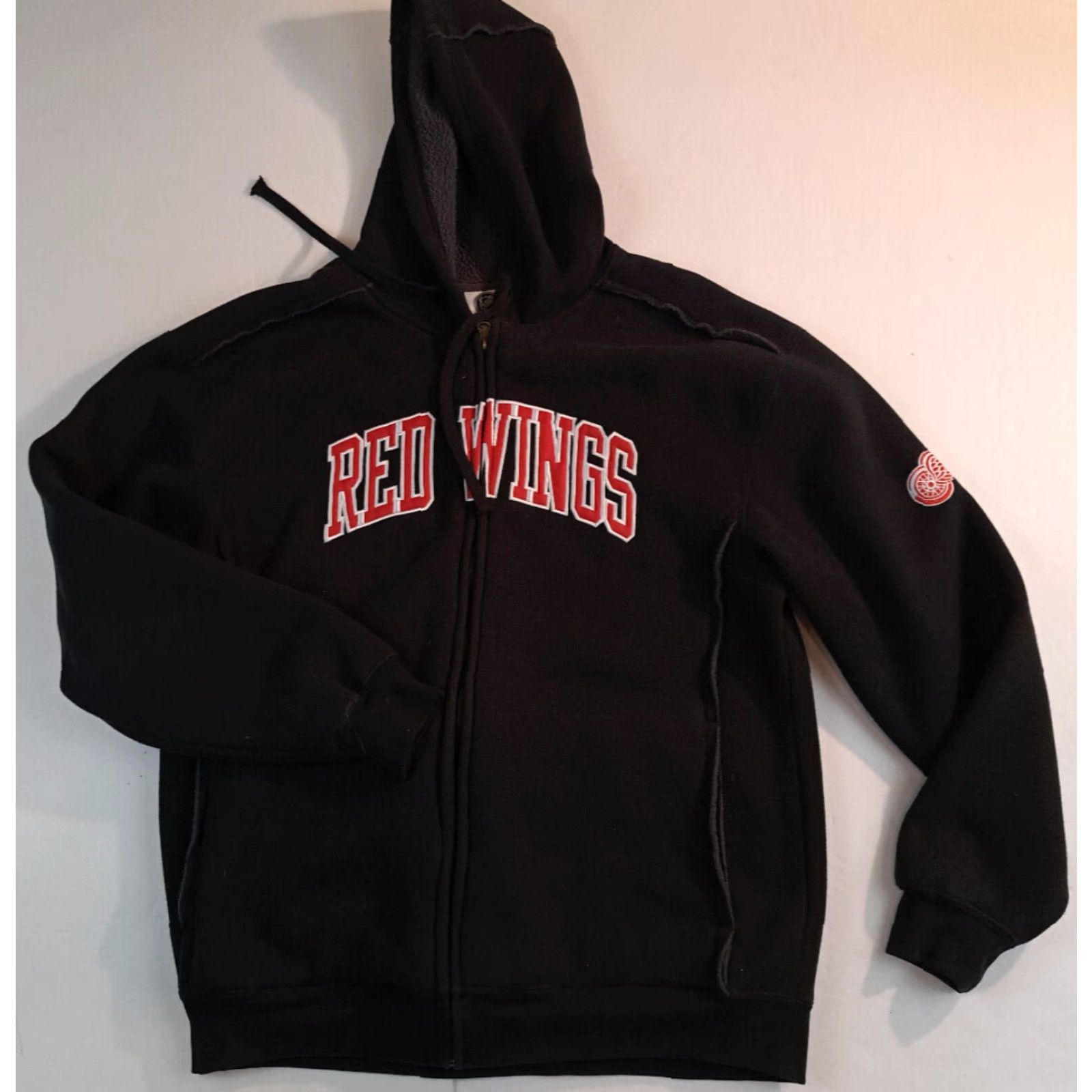 NHL NHL Full Zip Hoodie Jacket Men's L Black Spring Cotton Canvas Insulated Logo Hockey Size US L / EU 52-54 / 3 - 2 Thumbnail