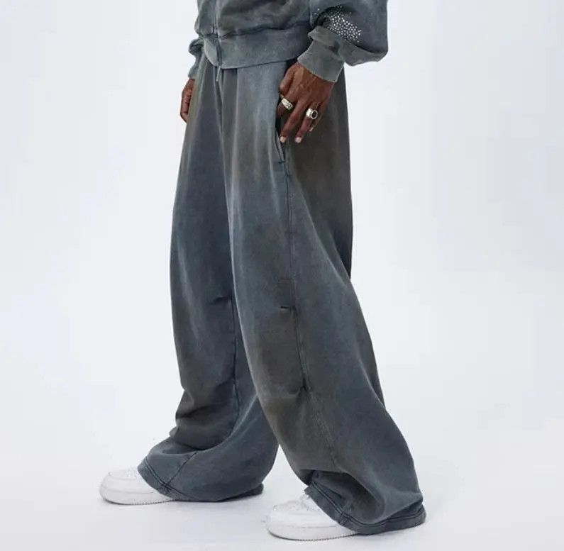 Designer × Japanese Brand Vintage Hip Hop Vibe Street Loose Casual Pants Size US 31 - 1 Thumbnail