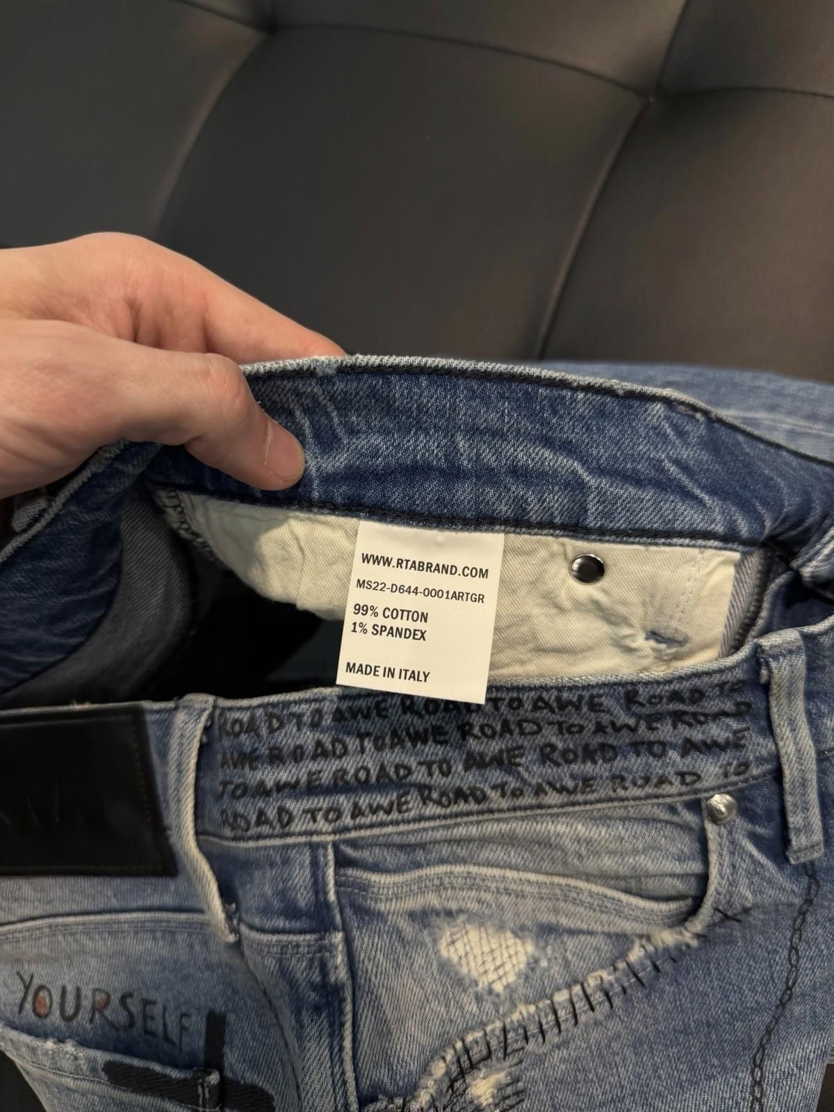 Rta RTA Men's Denim Jeans Blue Size 31 Authentic $350 Retail Size US 31 - 11 Thumbnail
