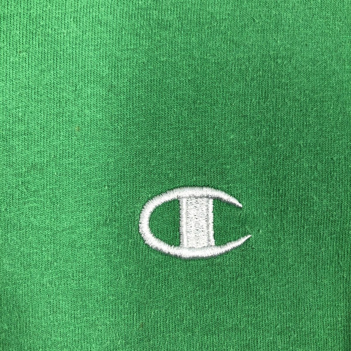Japanese Brand Vintage Champion T-Shirt Green Colour Active Wear Rapper Wear Size US M / EU 48-50 / 2 - 9 Thumbnail