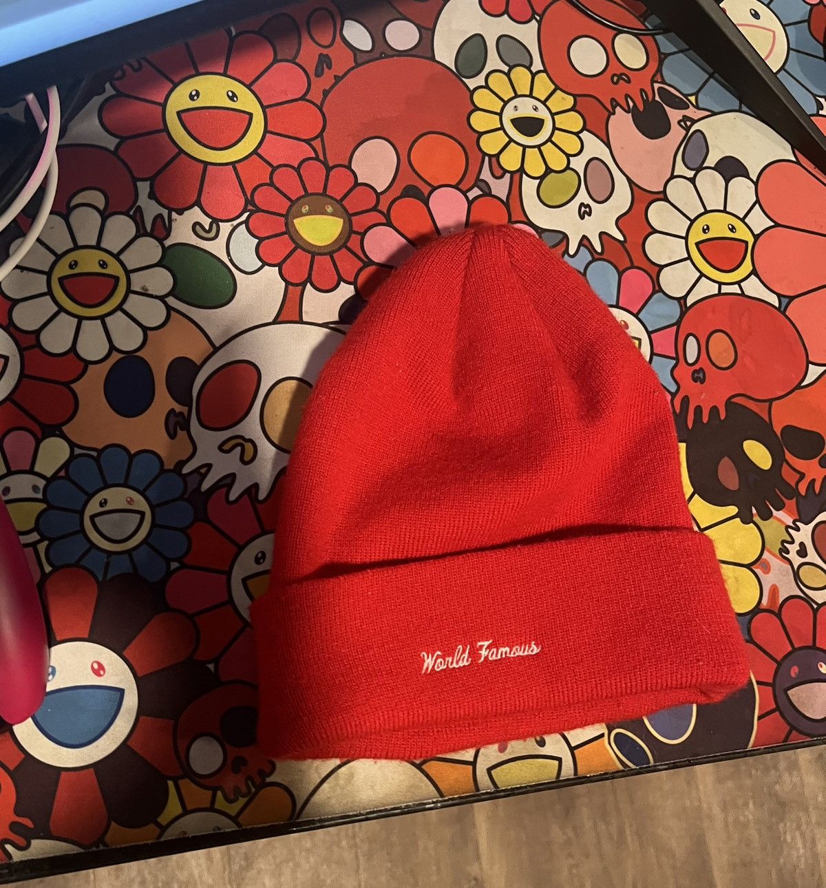 Supreme Supreme x New Era Bandana Box Logo Beanie Red Size ONE SIZE - 2 Thumbnail