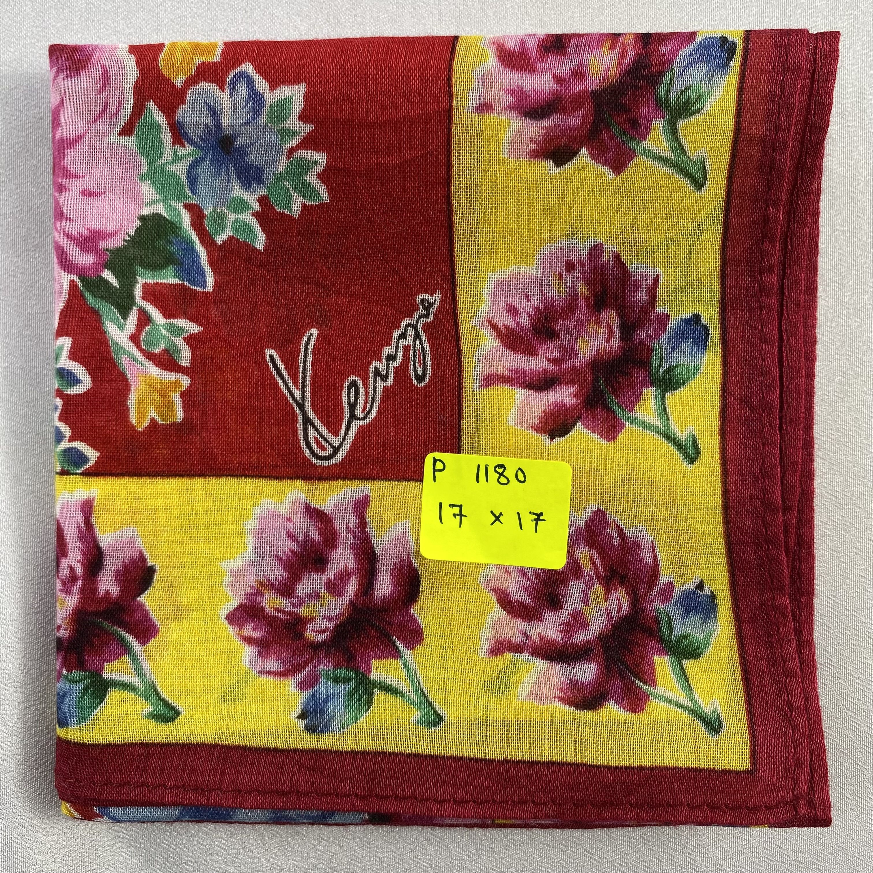 Kenzo × Vintage Kenzo Handkerchief / Neckerchief / Bandana-P1180 Size ONE SIZE - 6 Thumbnail
