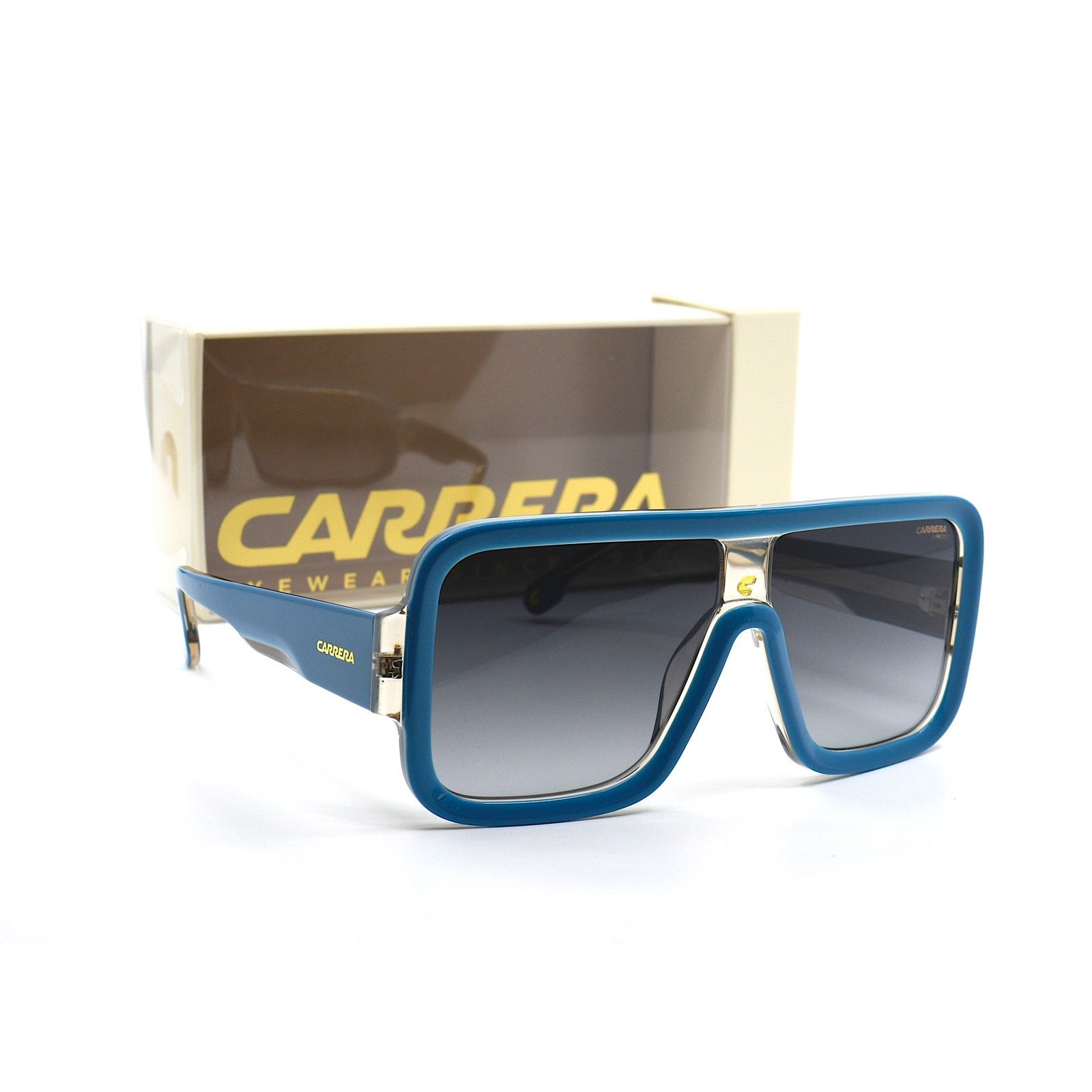 Carrera NEW CARRERA FLAGLAB 14 BLUE GREY GRADIENT SUNGLASSES Size ONE SIZE - 10 Thumbnail