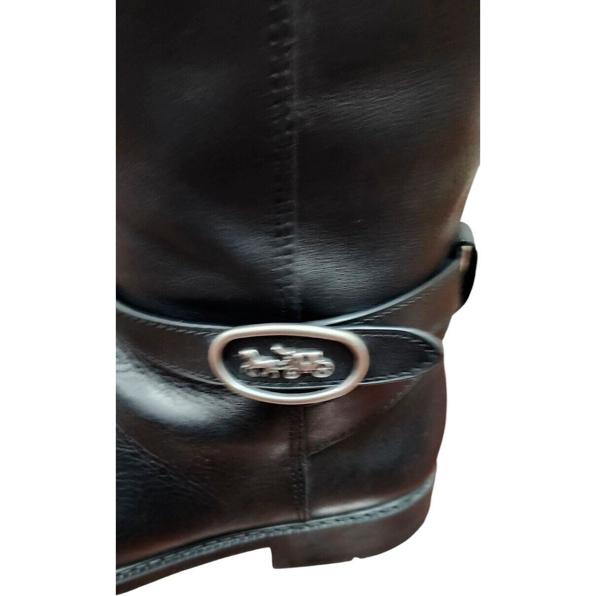 Coach COACH Walnut Horse Carriage Equestrian Riding Knee Boots Size US 7.5 / IT 37.5 - 9 Thumbnail