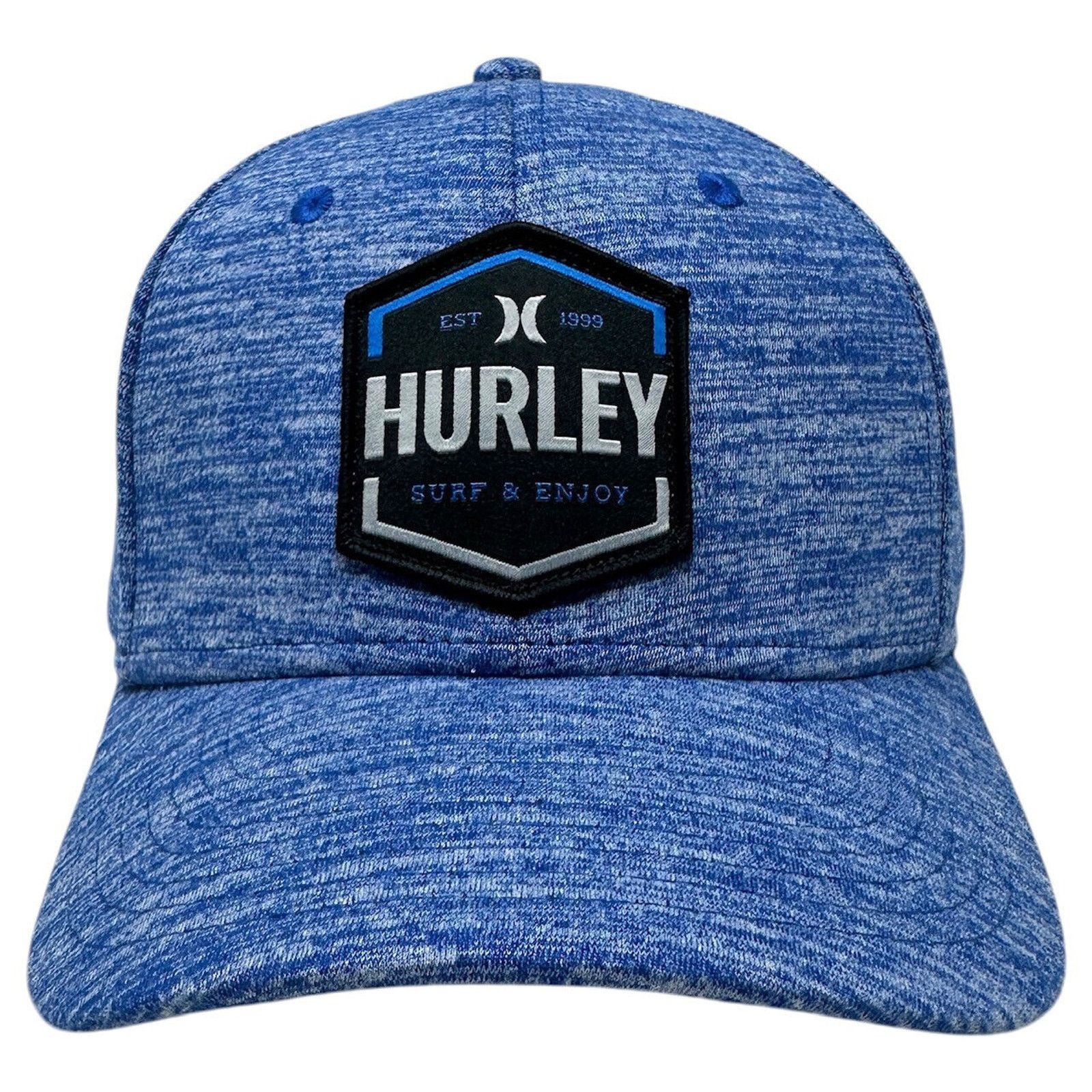 Hurley Hurley Hat Wilson Stretch Flex Fit Cap in S/M Blue Heather Size ONE SIZE - 2 Thumbnail