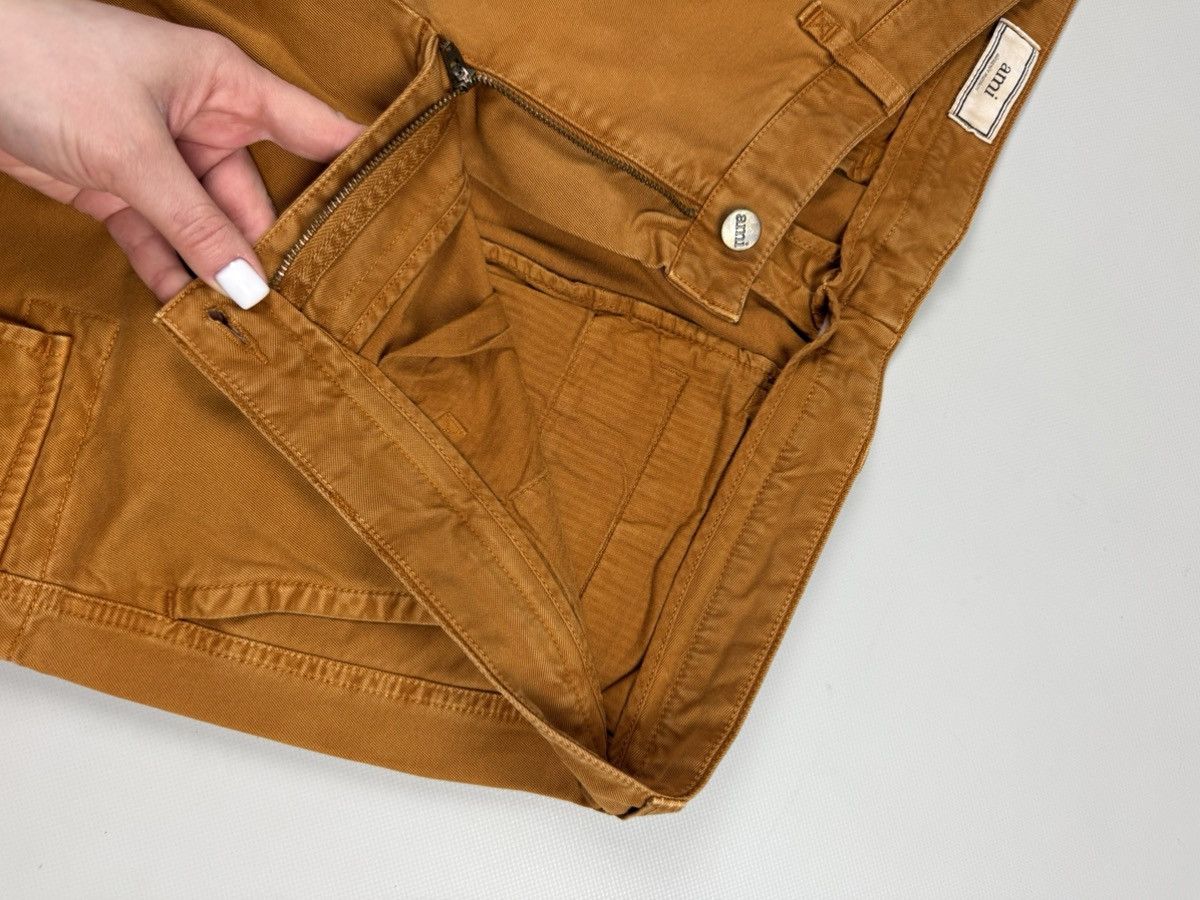 Designer Ami Alexandre Mattiussi Men’s Garment Dyed Cargo Shorts Size US 34 / EU 50 - 11 Thumbnail