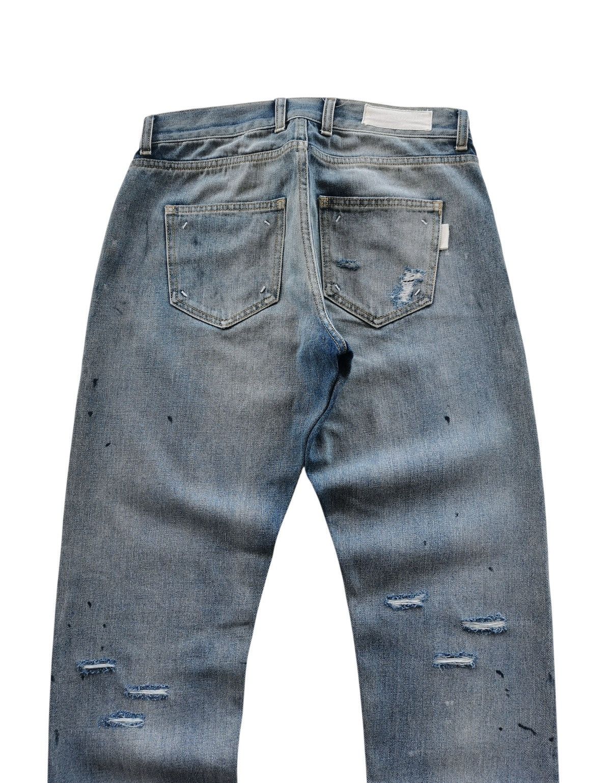 Ih Nom Uh Nit Ih Nom Uh Nit Distressed Denim Jeans Style Saint Laurent Size US 31 - 9 Thumbnail