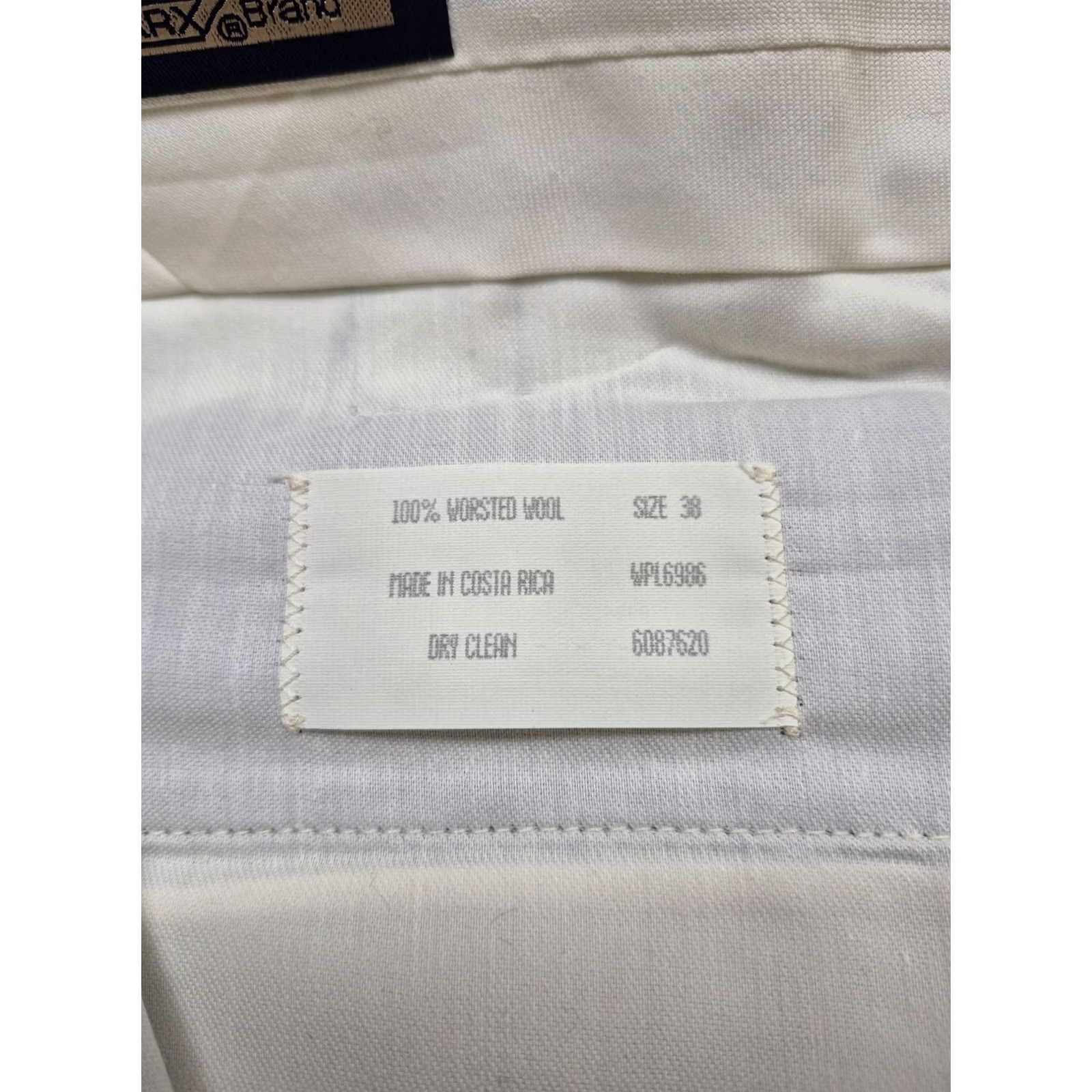 Vintage VINTAGE John Alexander Dress Pants Men's 38x36 Gray Wool Pleated Straight Unhemmed Size US 38 / EU 54 - 4 Thumbnail