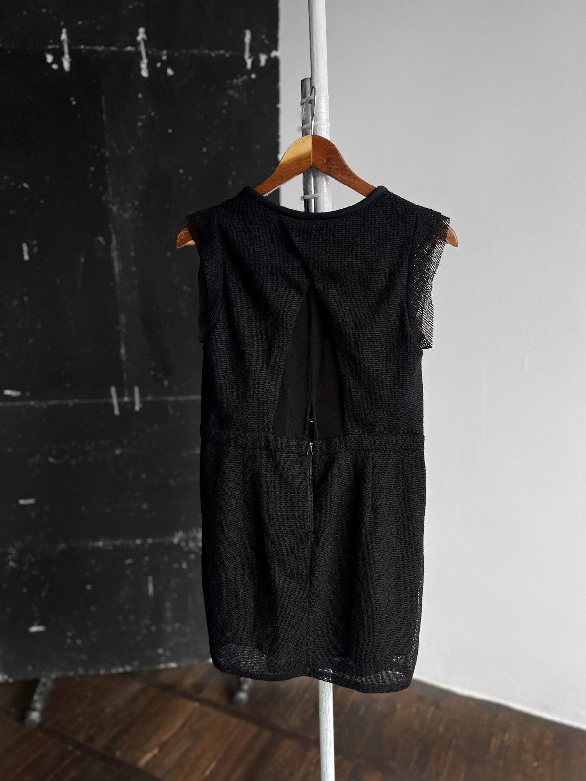 Designer × Vintage See U Soon Womens Vintage France Designer Black Short Dress Size S / US 4 / IT 40 - 3 Thumbnail