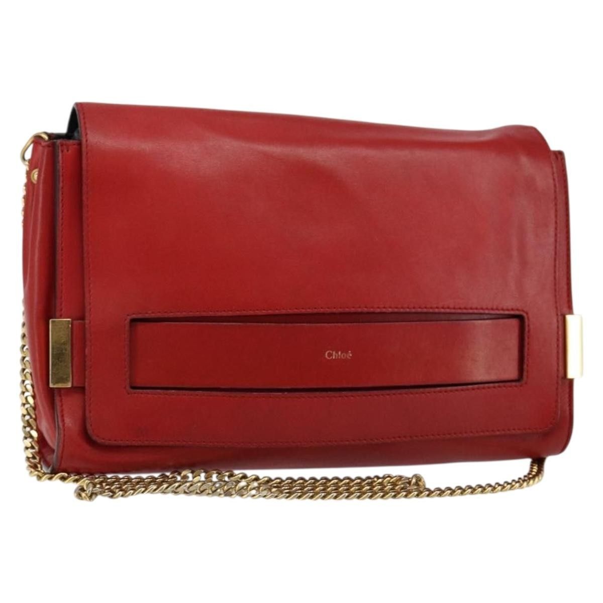 Chloe Chloe Elle Chain Clutch Leather Size ONE SIZE - 1 Thumbnail