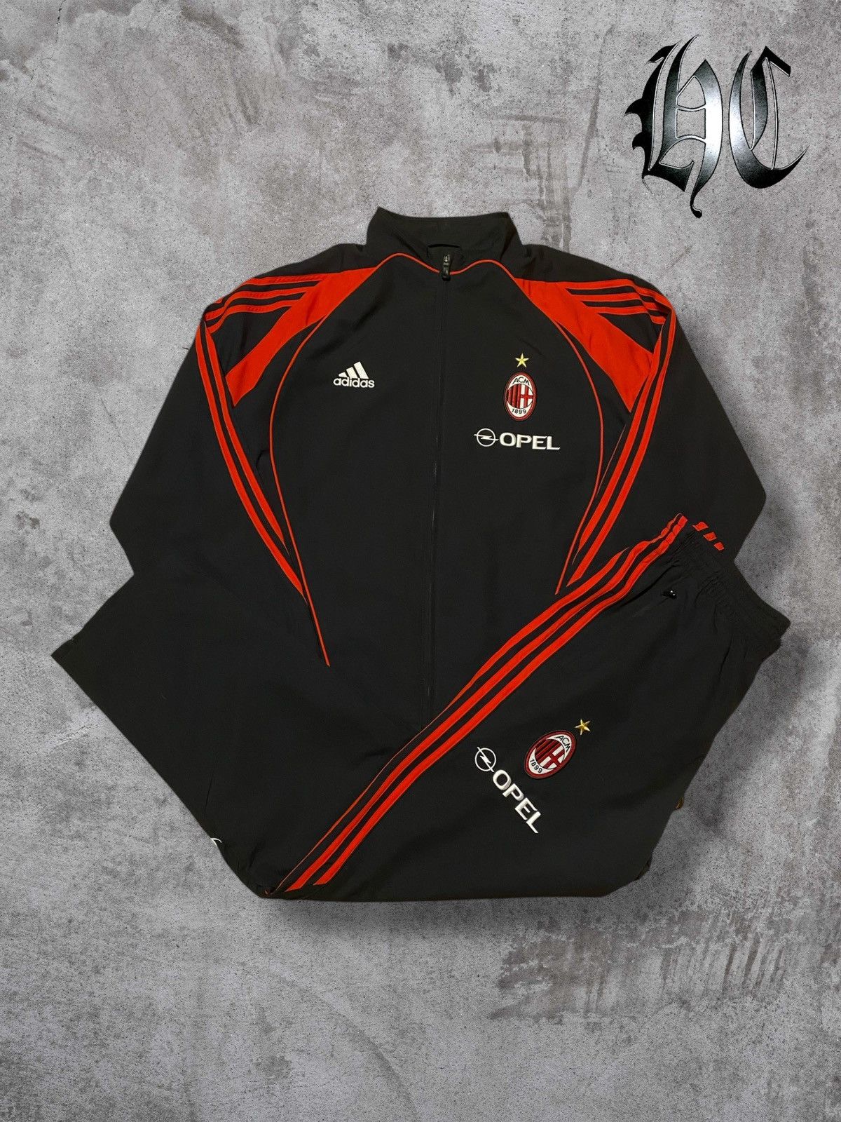 Ac Milan Tracksuit Adidas | Grailed