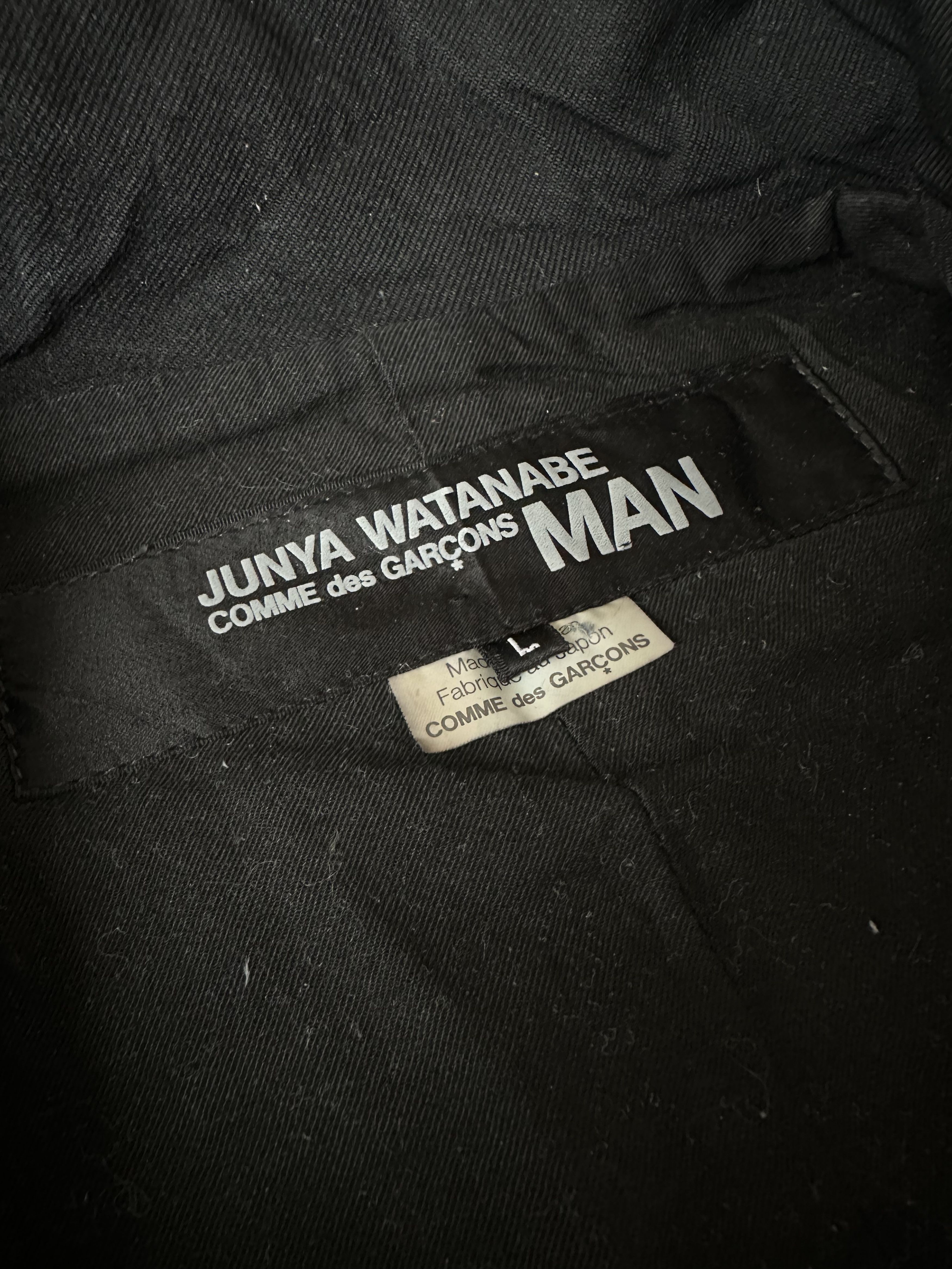 Junya Watanabe F/W07 Junya Watanabe Comme Des Garcons Runway Zip Black Coat Size US L / EU 52-54 / 3 - 8 Thumbnail
