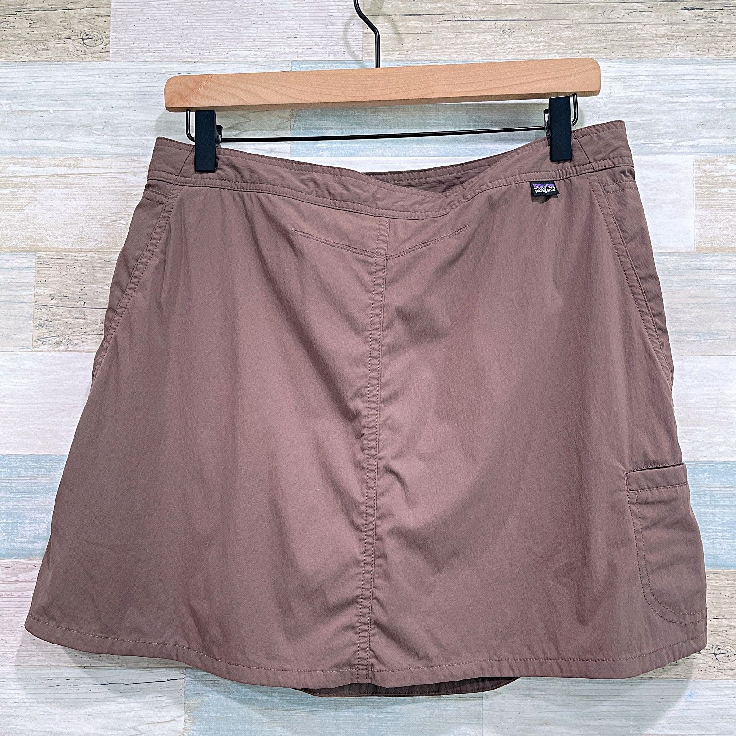 Patagonia Patagonia Activewear Wrap Skort Brown High Rise Outdoors 8 Size 30" / US 8 / IT 44 - 4 Thumbnail