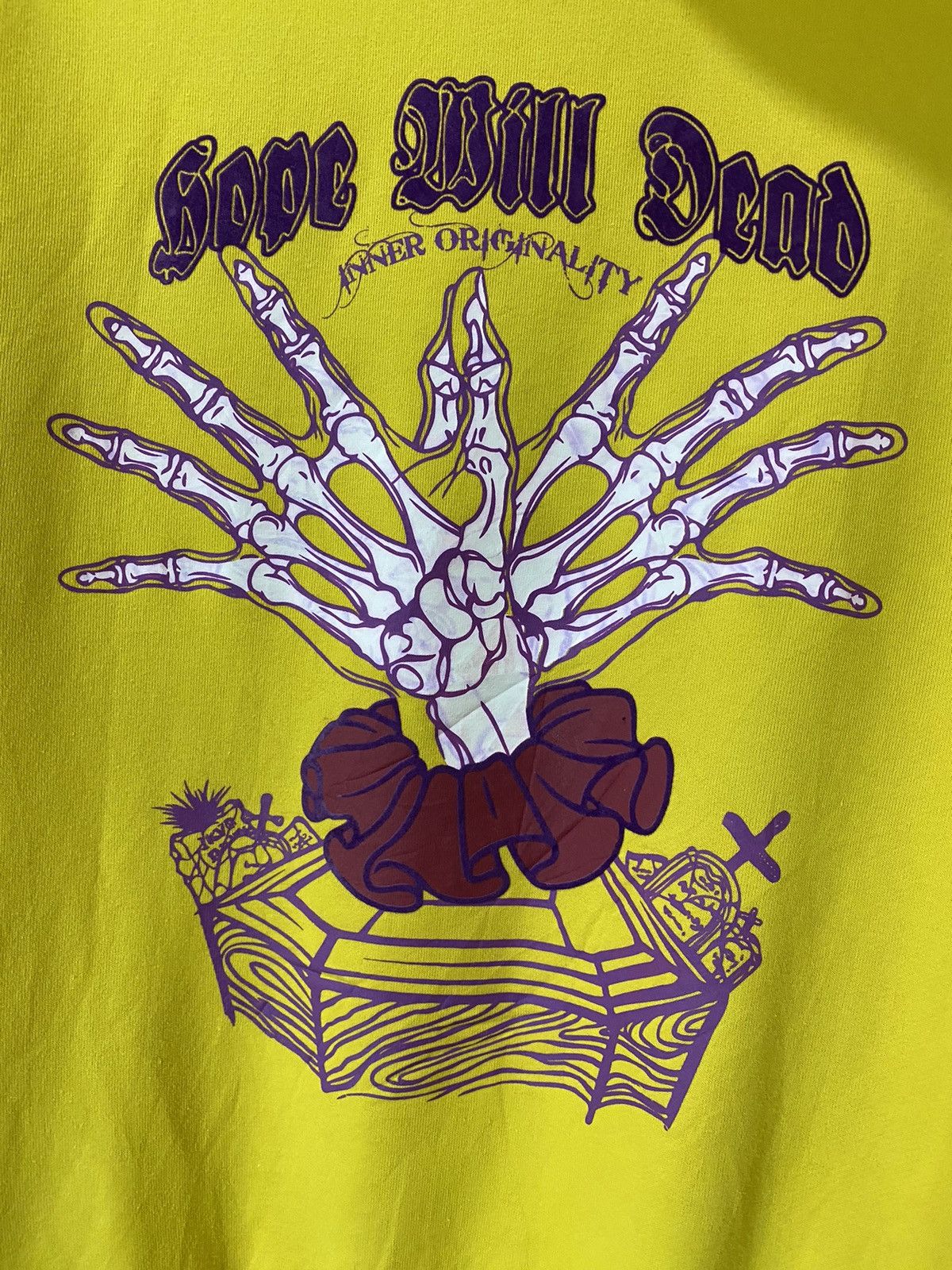 If Six Was Nine Inner Skull Hand Sign Poem Embroidery Details Japanese Style Size US XXL / EU 58 / 5 - 20 Thumbnail