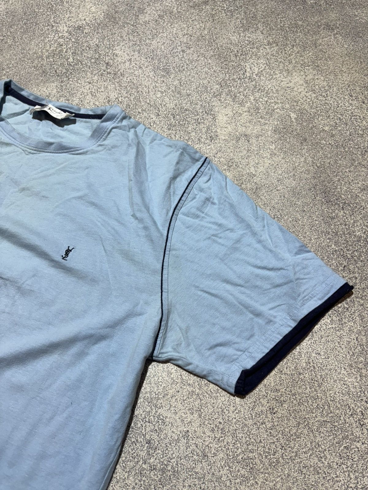 Vintage × Yves Saint Laurent Vintage 90s Yves Saint Laurent YSL t-shirt rare retro Y2K Size US XL / EU 56 / 4 - 4 Thumbnail