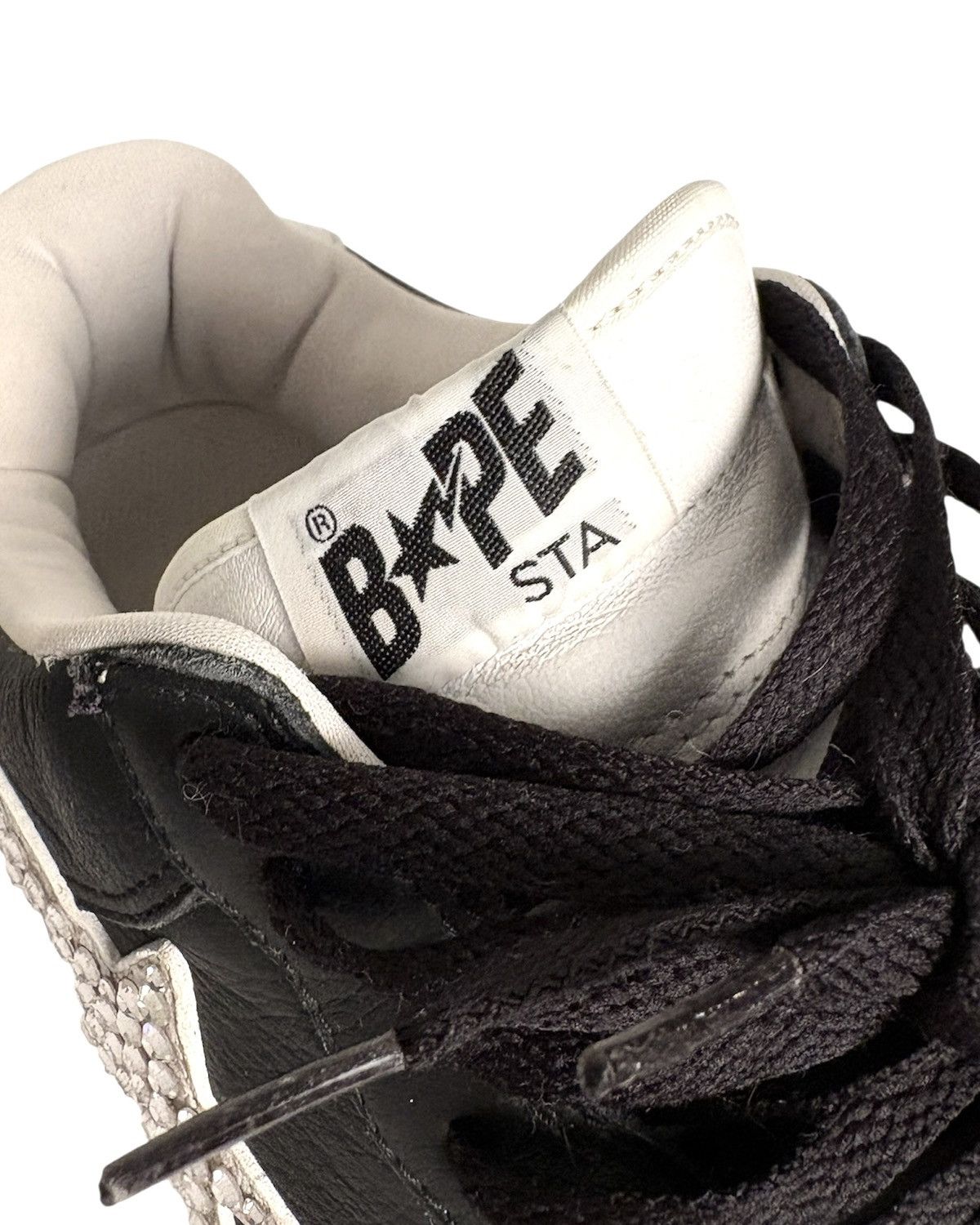 Bape × Swarovski Rare BAPE Bapesta Swarovski Crystal Stars Size US 10 / EU 43 - 7 Thumbnail