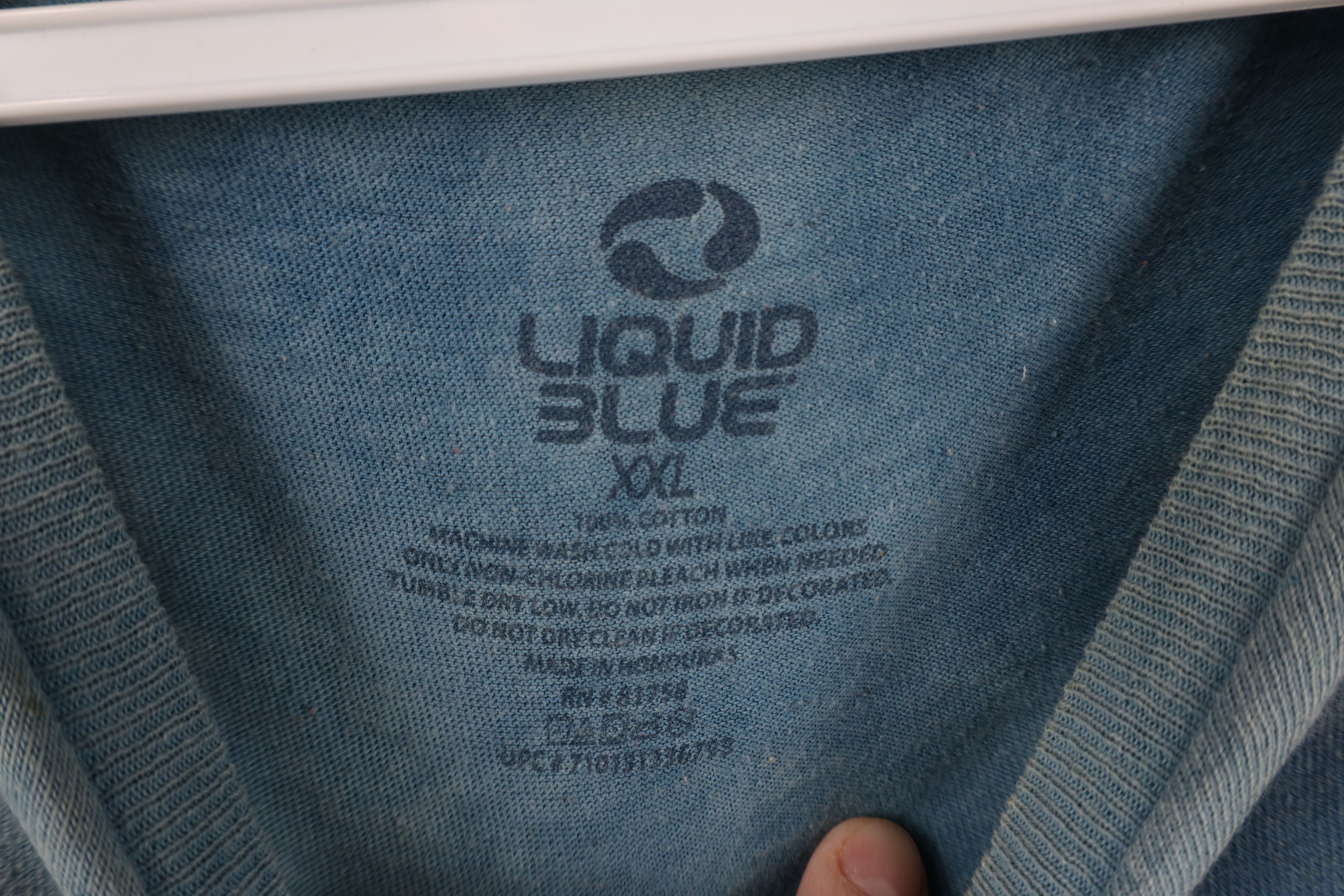 Liquid Blue × Vintage Vintage Y2K Liquid Blue Mystical White Tiger Big Cat T-Shirt Size US XXL / EU 58 / 5 - 7 Thumbnail