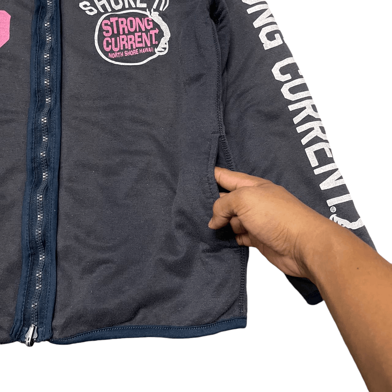 Ocean Current Vintage Strong Current North Shore Hawaii Reversible Hoodie Size US S / EU 44-46 / 1 - 13 Thumbnail
