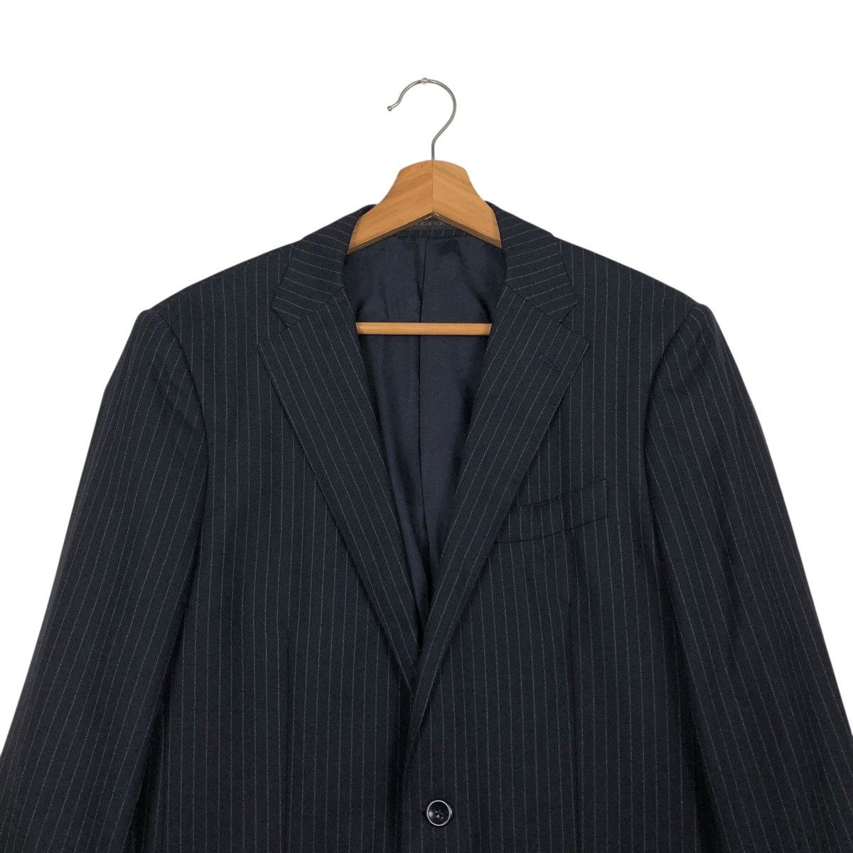 Vintage 📌Vintage Striped Hickory Coats Jacket Hilton Double Breast Size US M / EU 48-50 / 2 - 4 Thumbnail