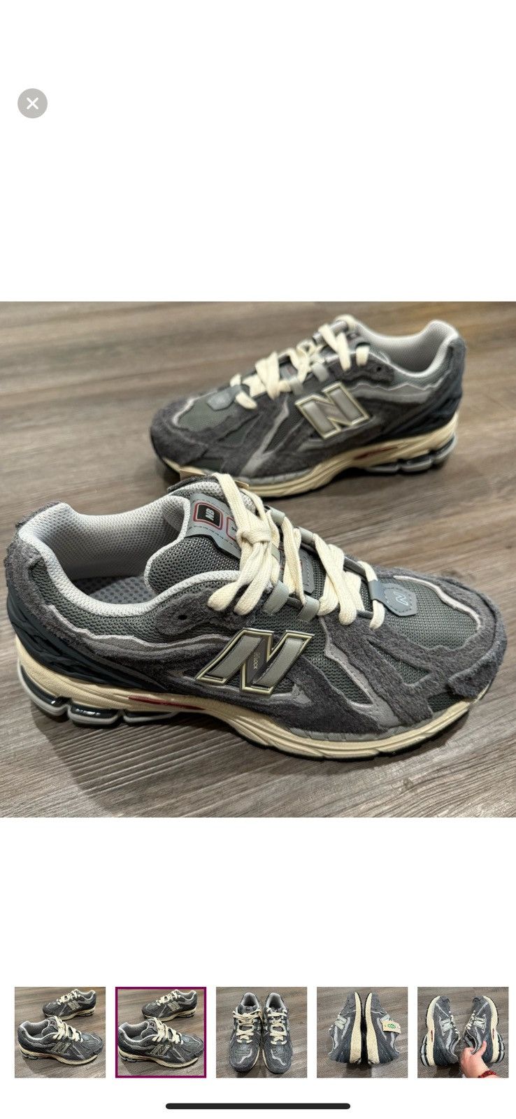 New Balance X Concepts 1906 Grey Suede Sneakers