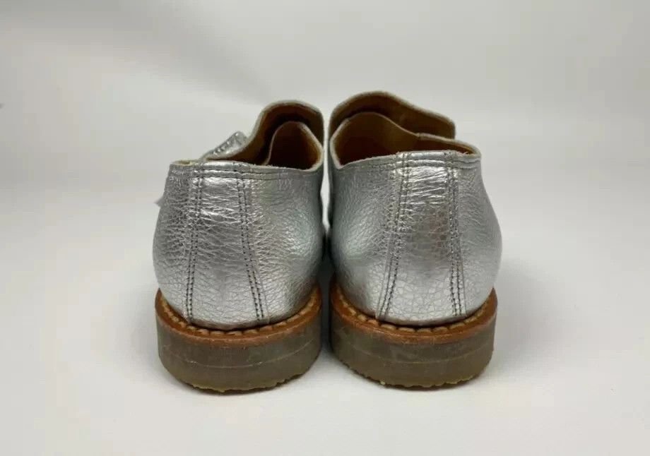 Vintage Penelope Chilvers Women’s Leather Silver Loafer Oxford Shoes Size US 6.5 / IT 36.5 - 7 Thumbnail